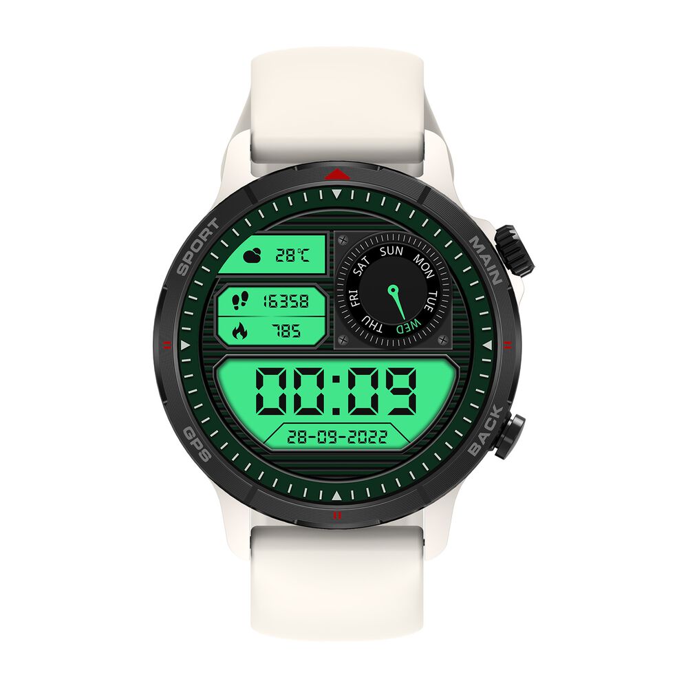 TRACER Smartwatch Tracer GP-Navi WH, wodoodporny, biały