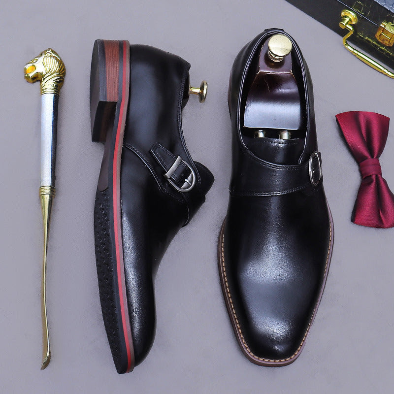 Premium British Style Buckle Dress Shoes 65173