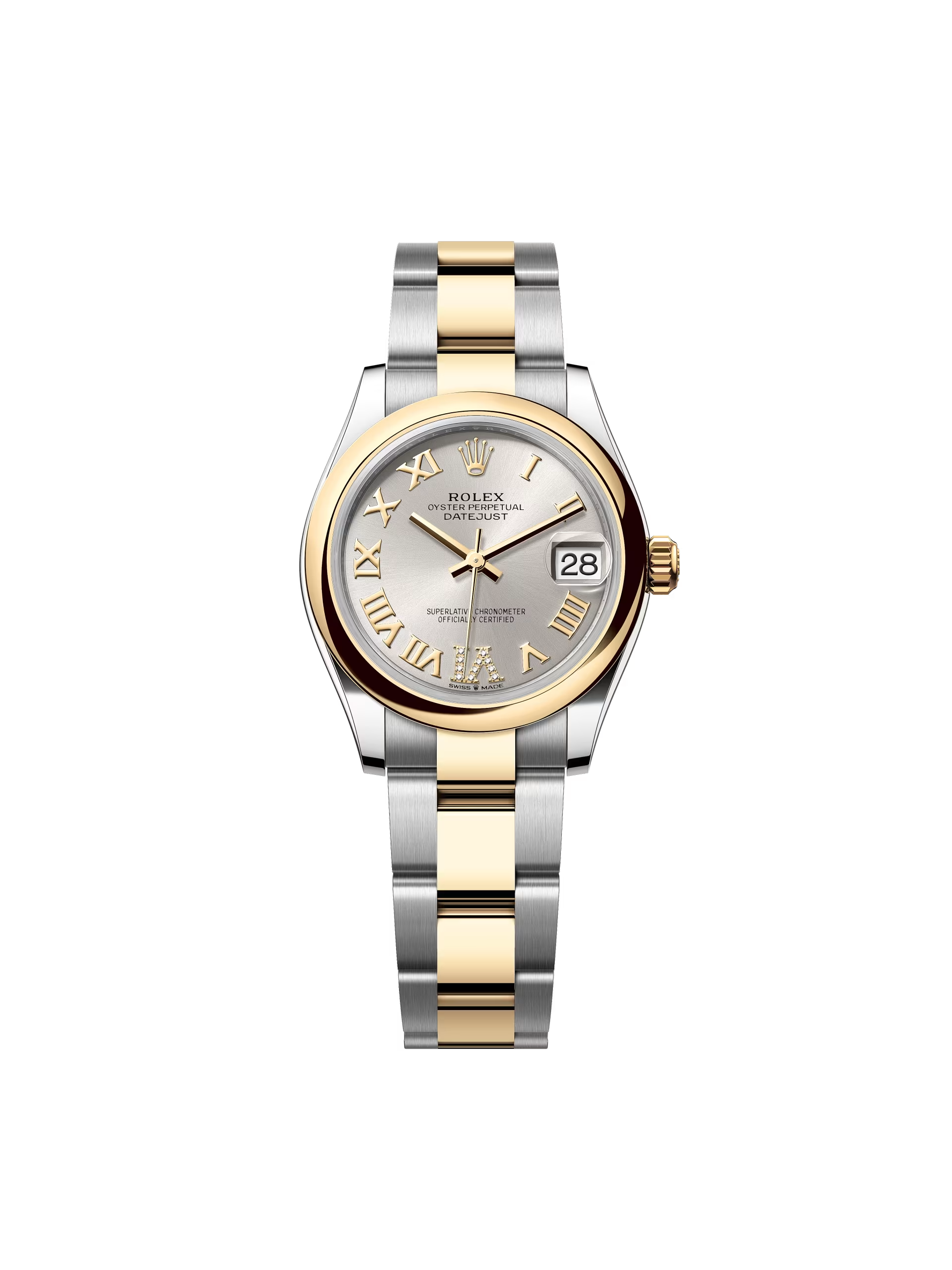 [2026 Mirror Grade]RLX Datejust m278243-0003/0004 31mm Silver Dial Yellow Rolesor Oyster Watch