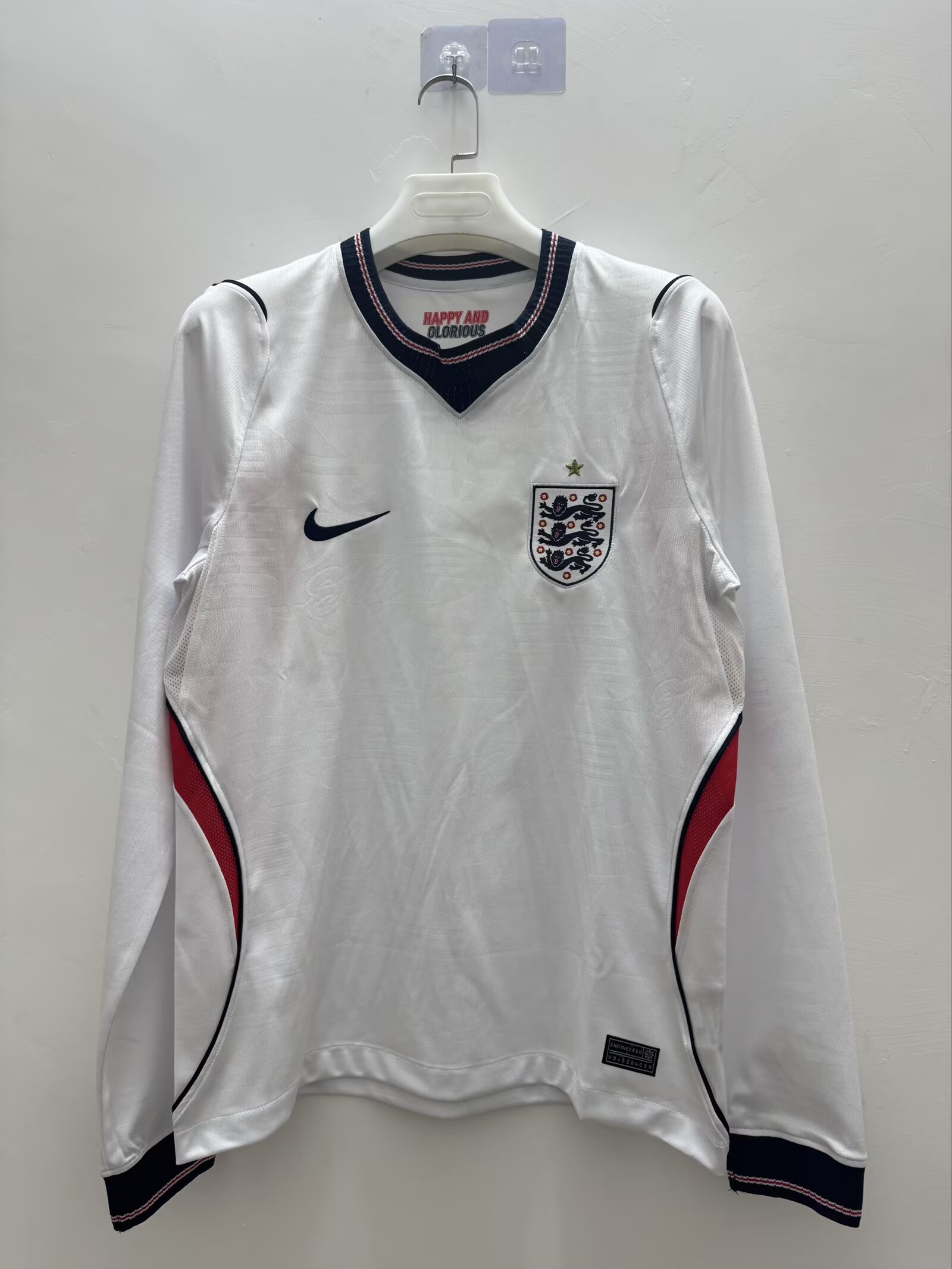 2026 Long Sleeve England Home Shirt