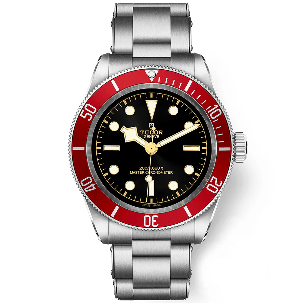 [2026 Mirror Grade]TUDOR Black Bay 41mm Black Dial & Red Bezel Men's Bracelet Watch M7941A1A0RU-0001