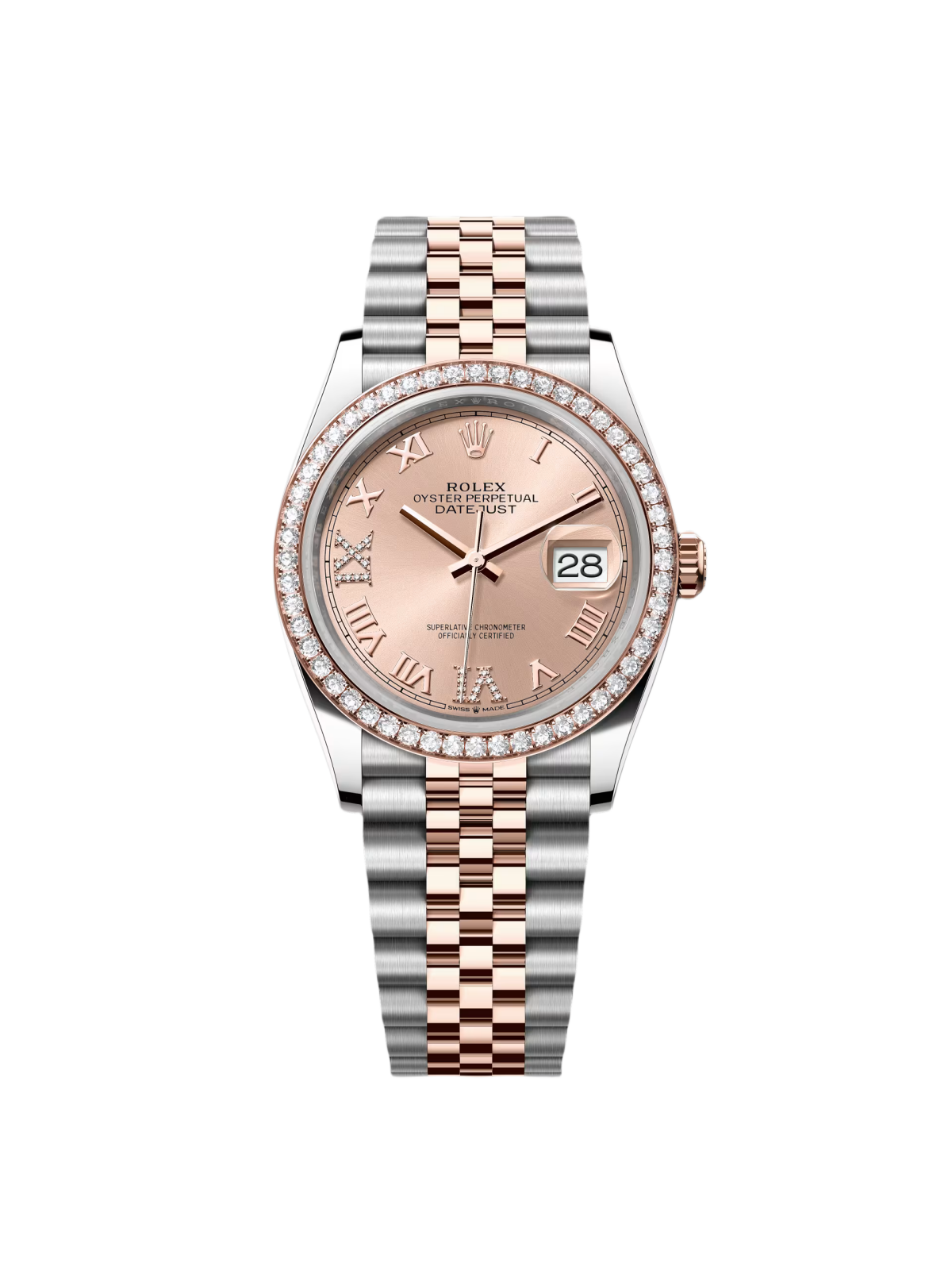 [2026 Mirror Grade]RLX  Datejust 36mm 126281 Rose Dial Oyster 36mm Bracelet
