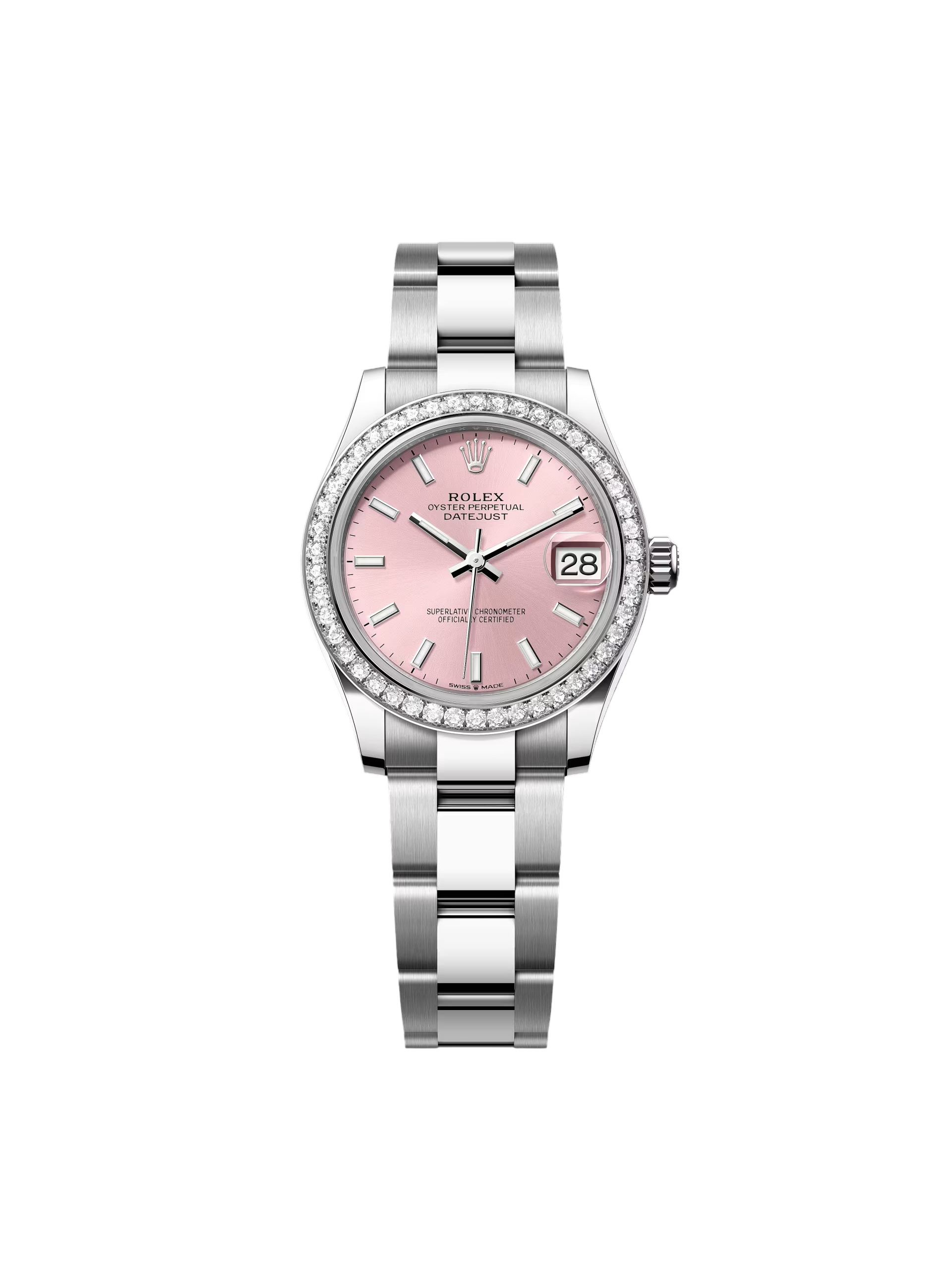 [2026 Mirror Grade]RLX Datejust m278384RBR-0017/0018 Pink 31mm Dial Oyster Watch