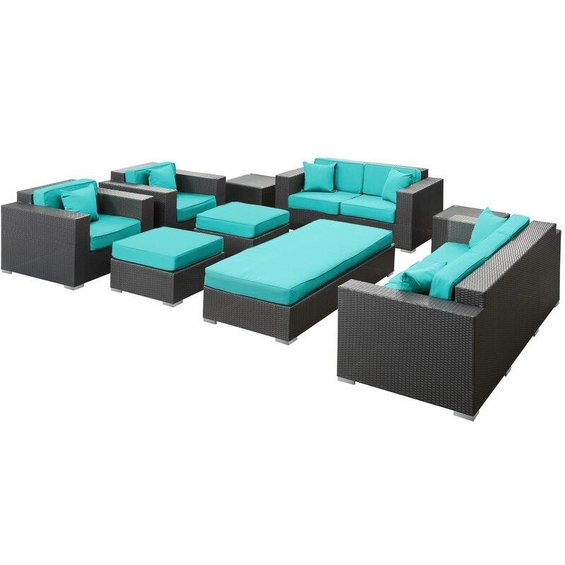 Eclipse 7 - Person Seating Group with Cushions