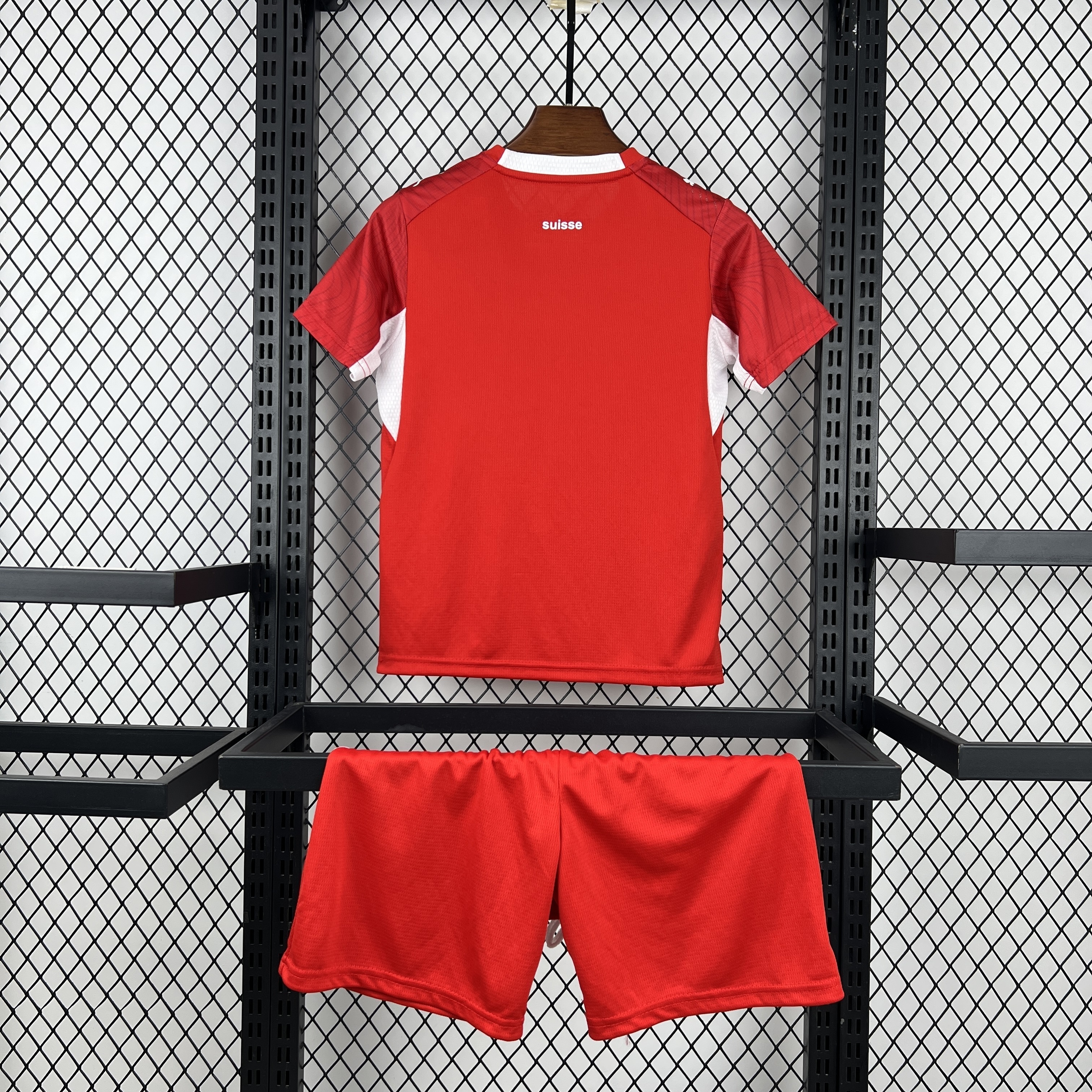 Switzerland Soccer Jersey Home Kids Kit Jersey+Shorts World Cup 2026
