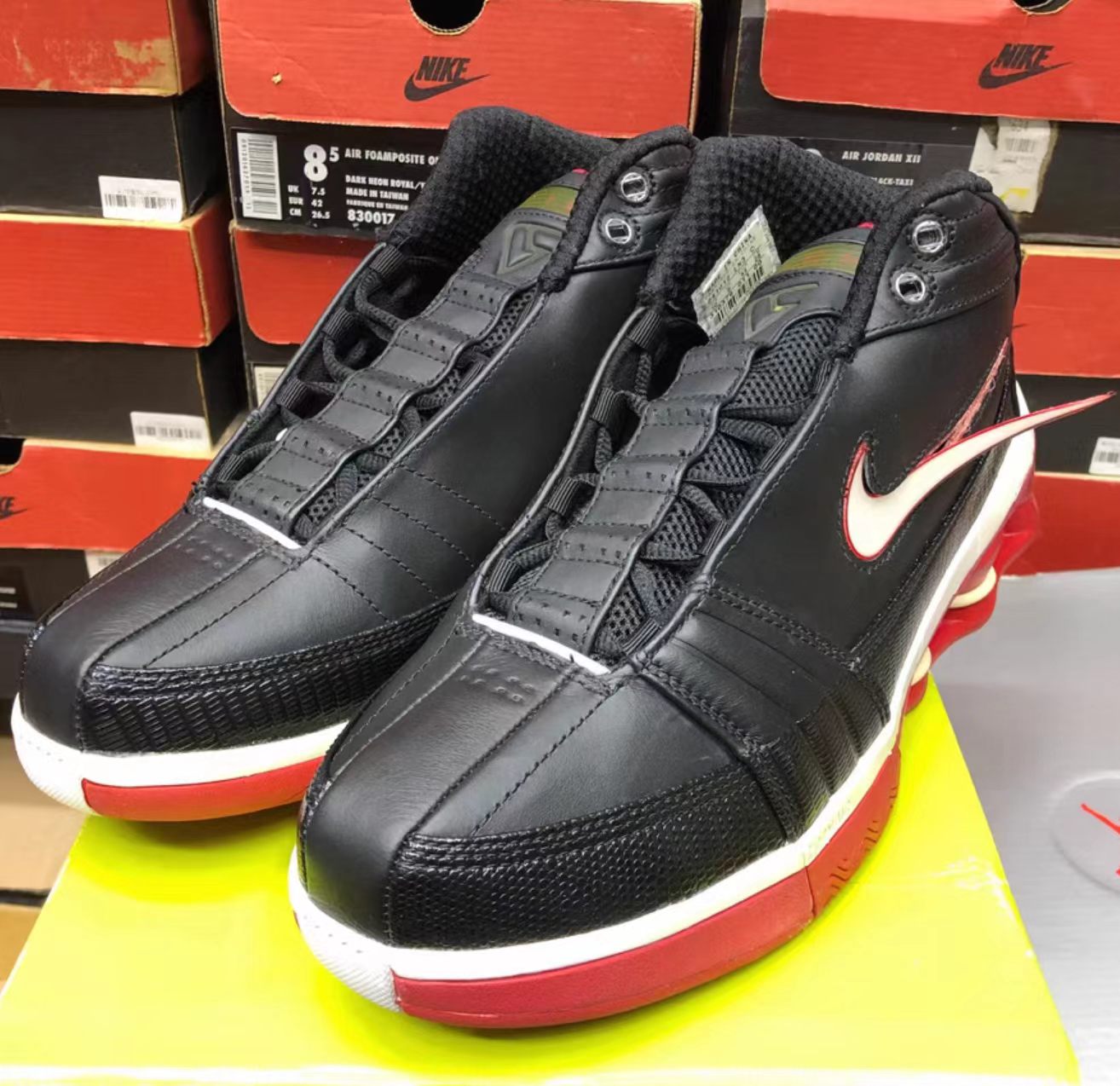 Nike Shox VC 4 Black Varsity Red White