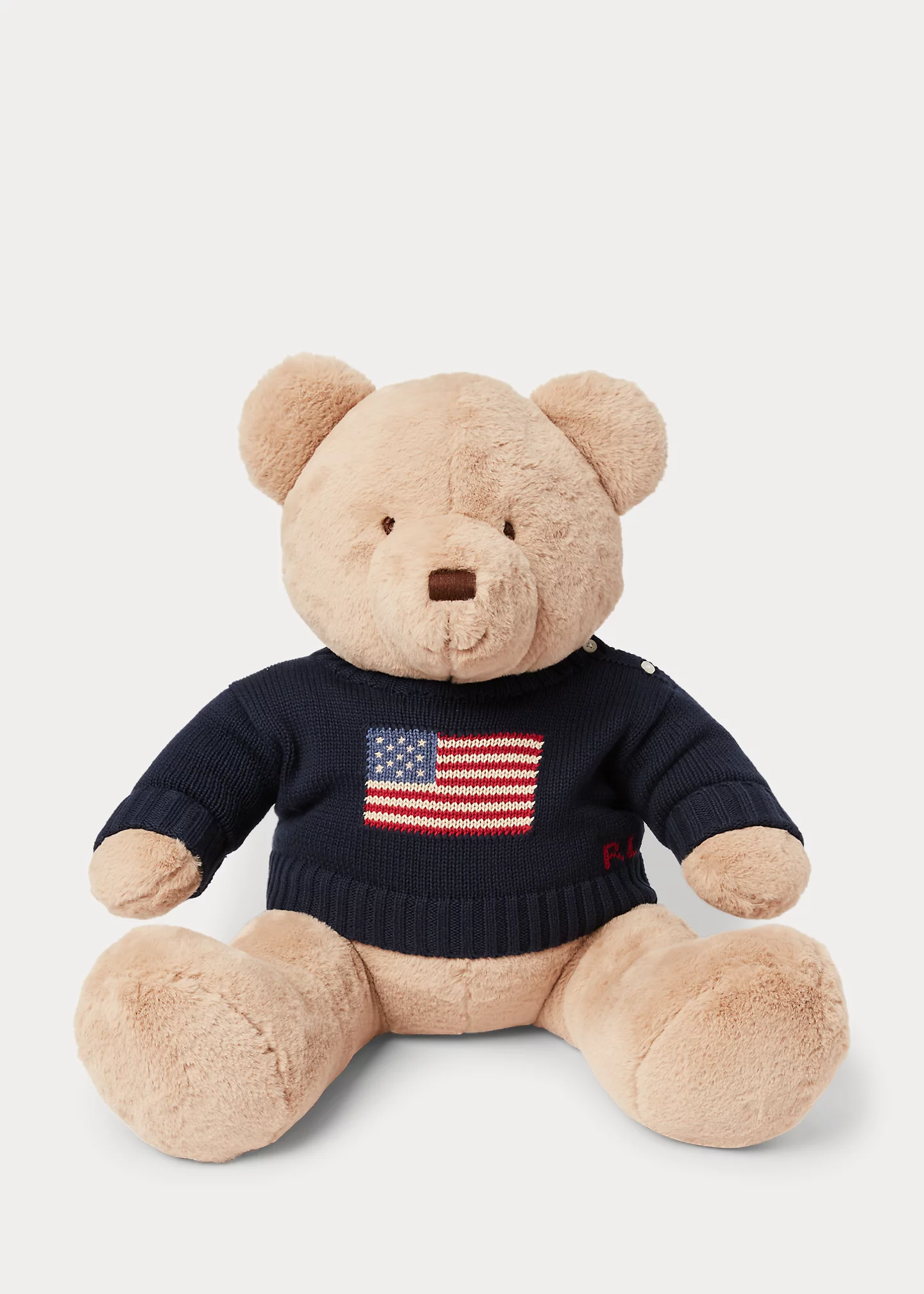 Large Flag-Sweater Polo Bear