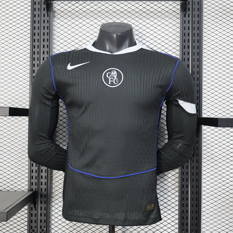 Chelsea Authentic Football Jersey Third Away Long Sleeve Shirt 2025/26