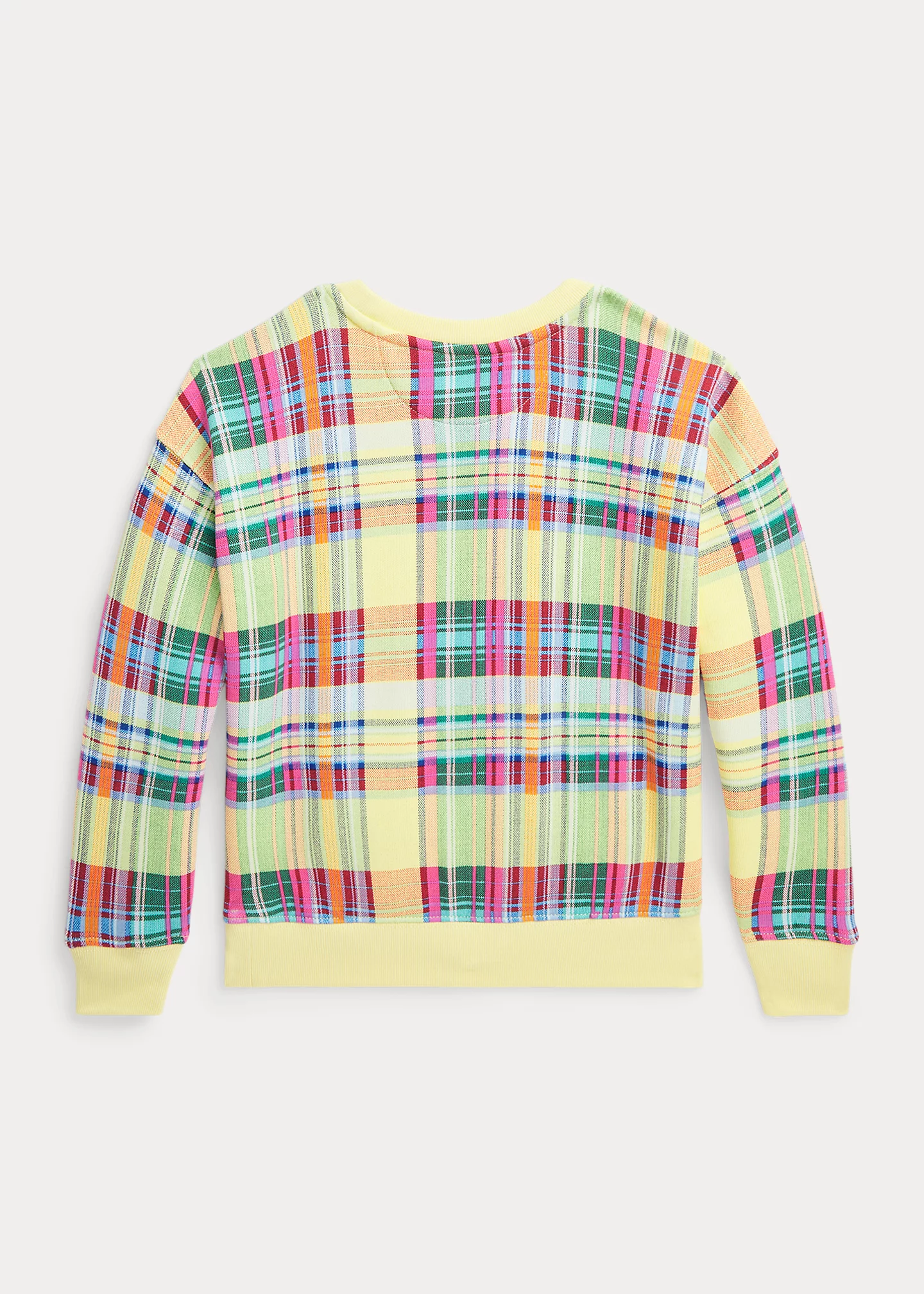 Plaid French Terry Sweatshirt
