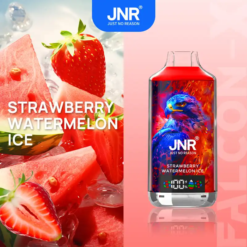 JNR - Falcon X - 18K Puffs - Disposable Vape - Strawberry Watermelon Ice