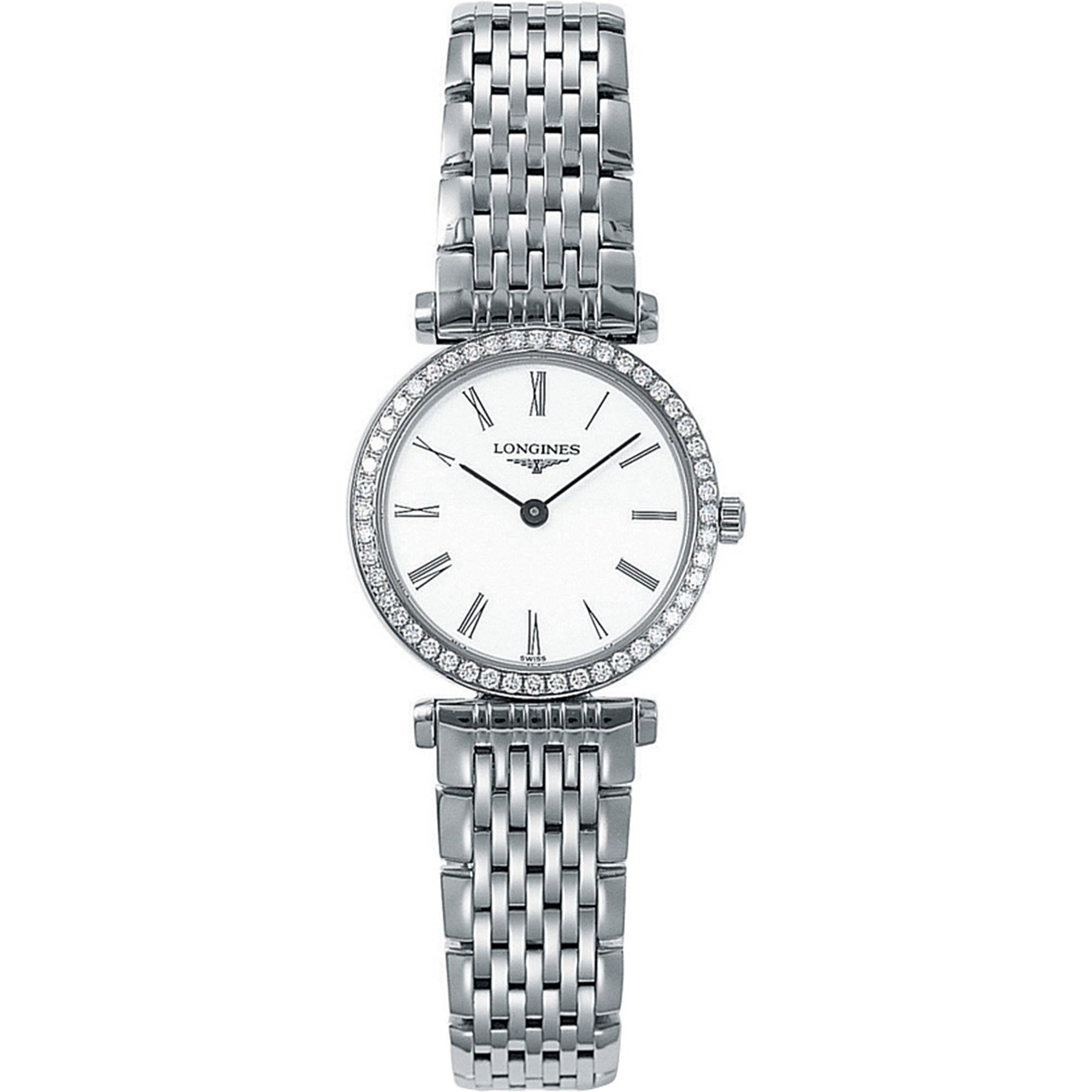 [2026 Mirror Grade]Longines Women's L42410116 La Grande Classique Diamond Stainless Steel Watch