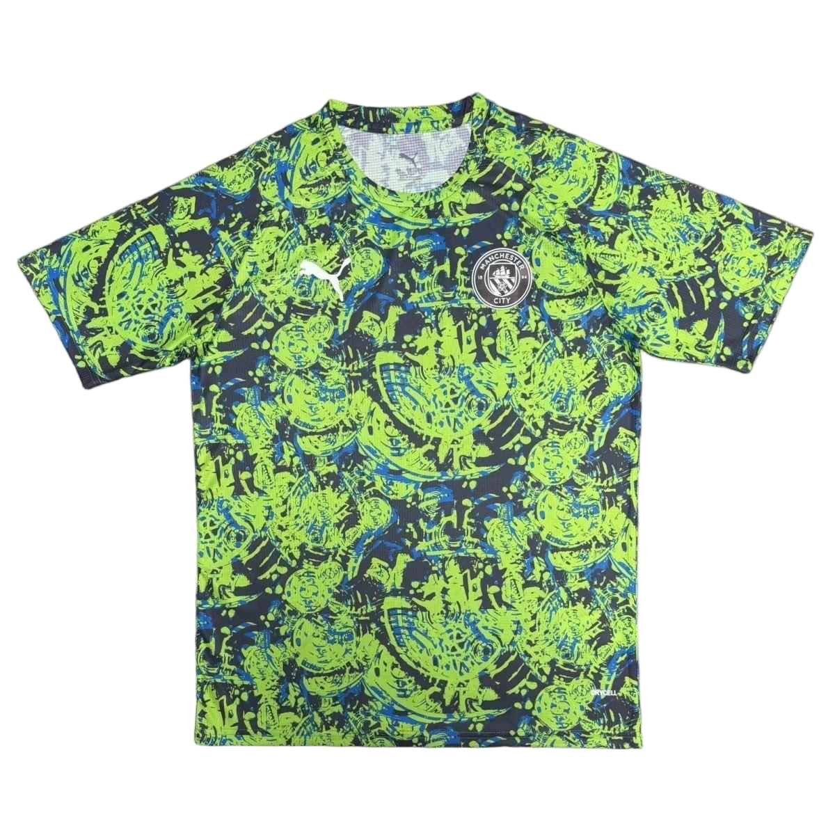 Manchester City Football Jersey Pre-Match Custom Shirt 2025/26