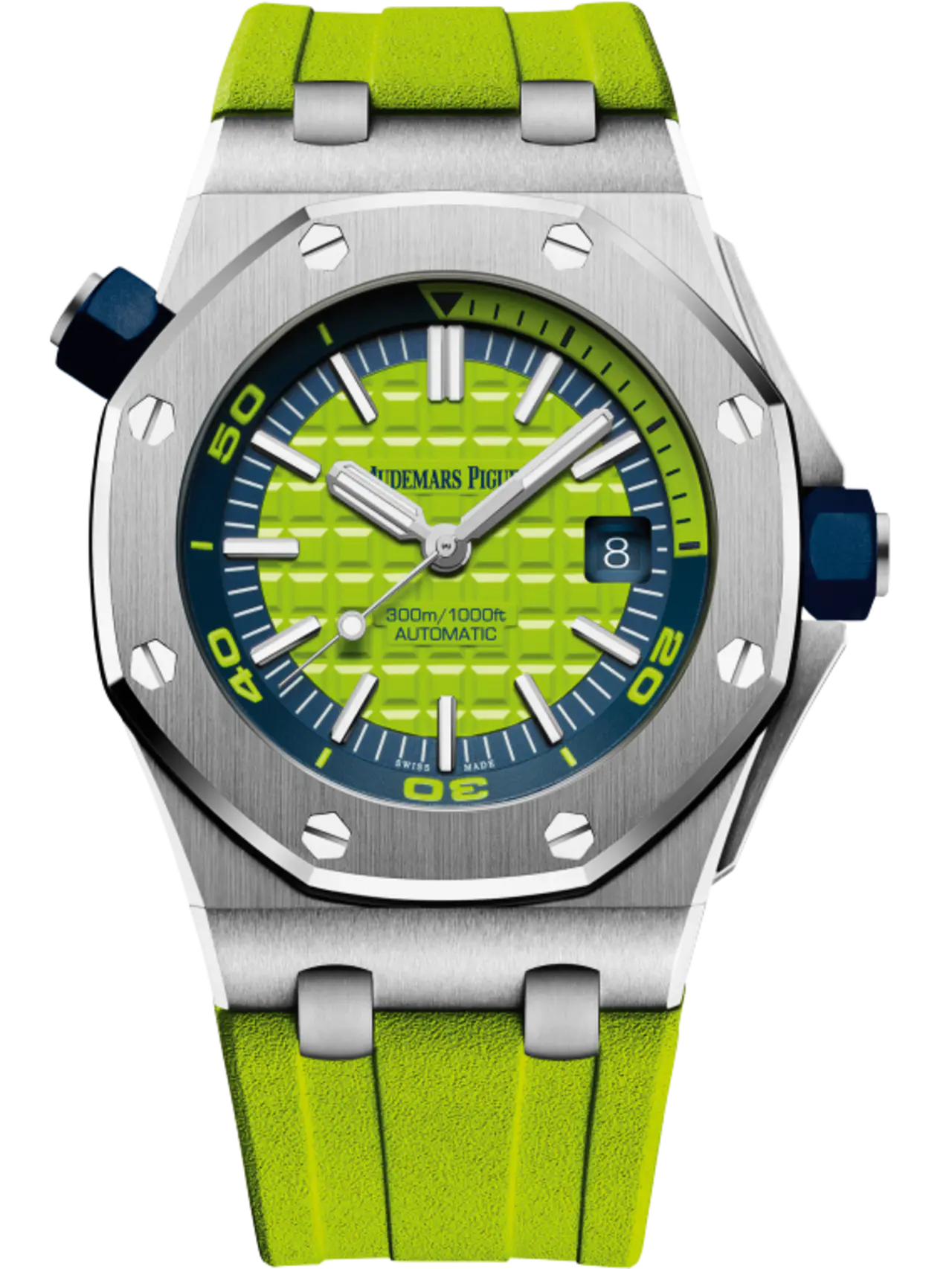 [2026 Mirror Grade]Audemars Piguet OFFSHORE DIVER Green Dial 42mm 15710ST.OO.A038CA.01