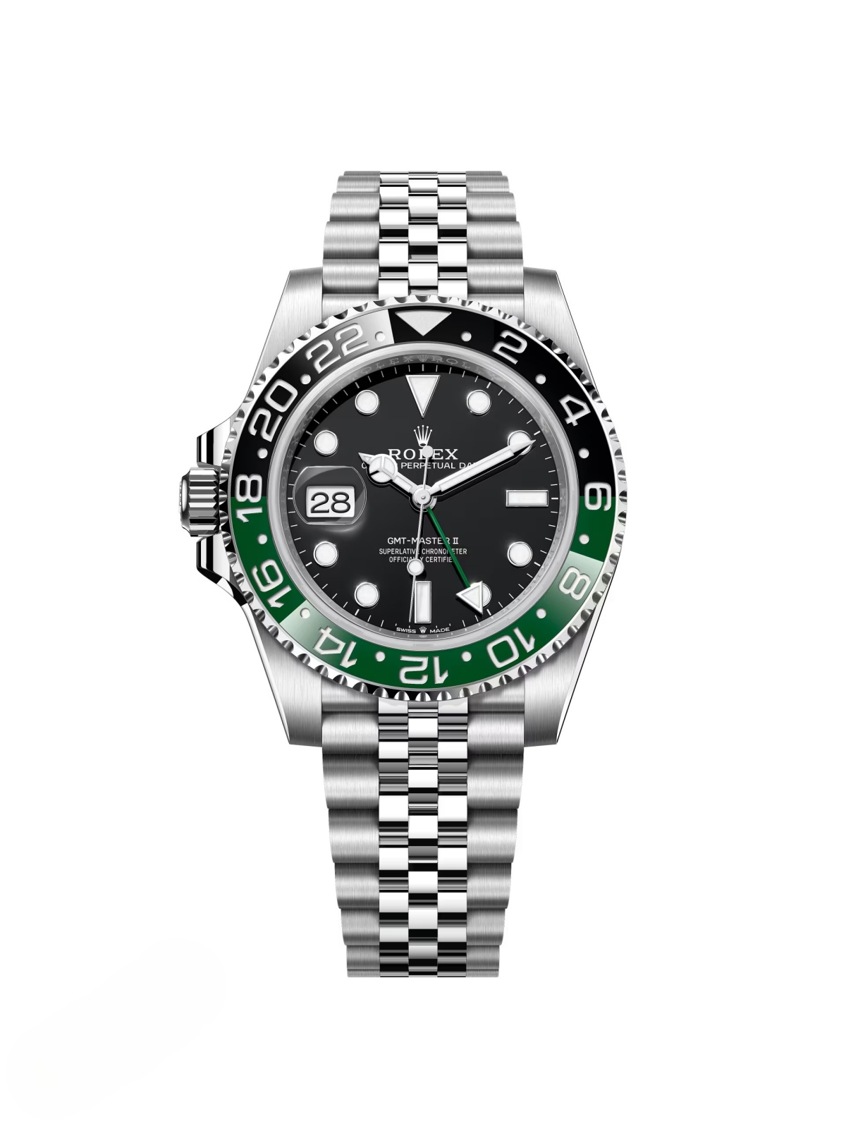 [2026 Mirror Grade]RLX GMT-Master II With A Green And Black Bezel 