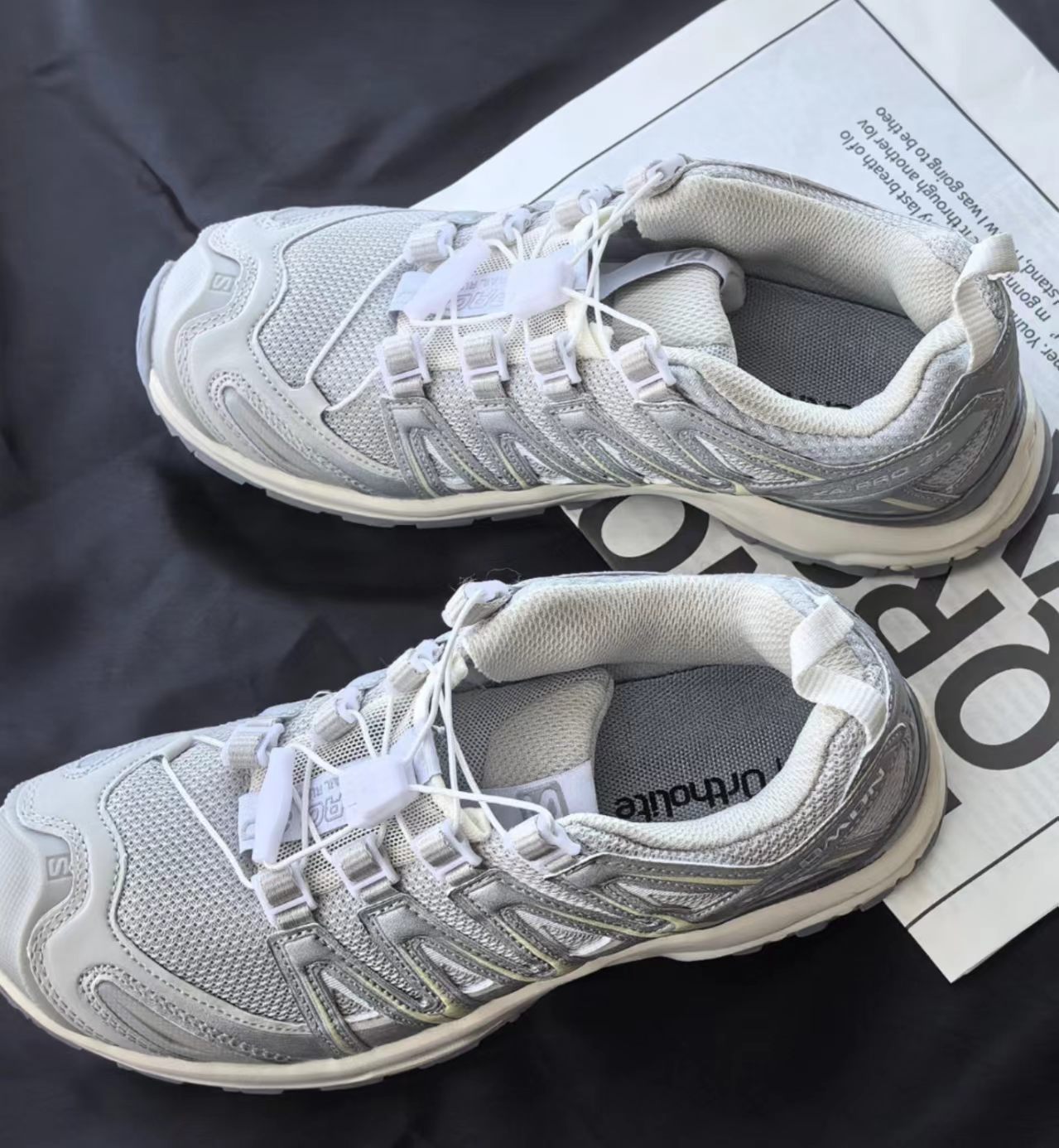 Salomon XA Pro 3D Silver White Mesh Hiking Shoes