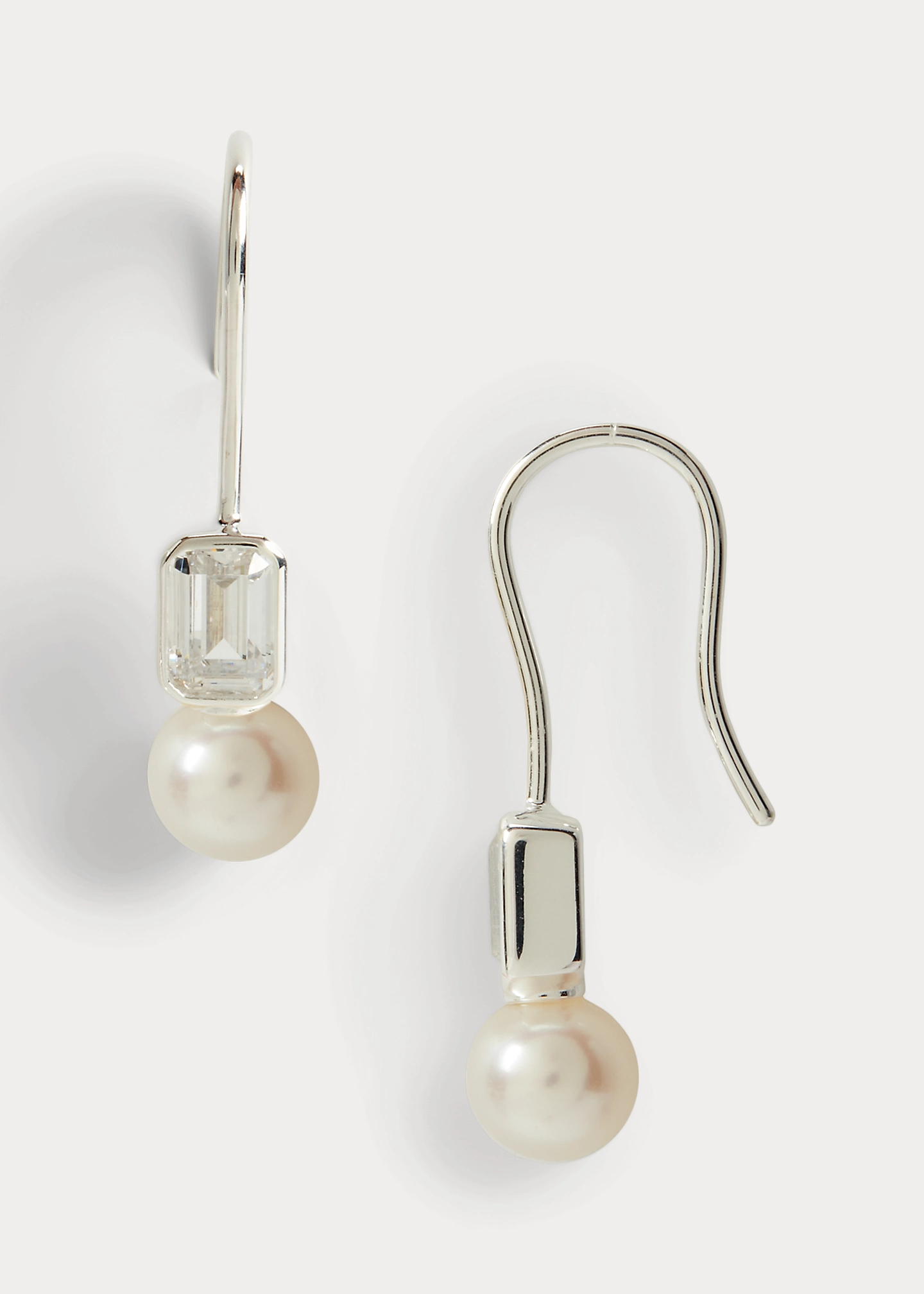 Sterling Silver Pearl Drop Earrings