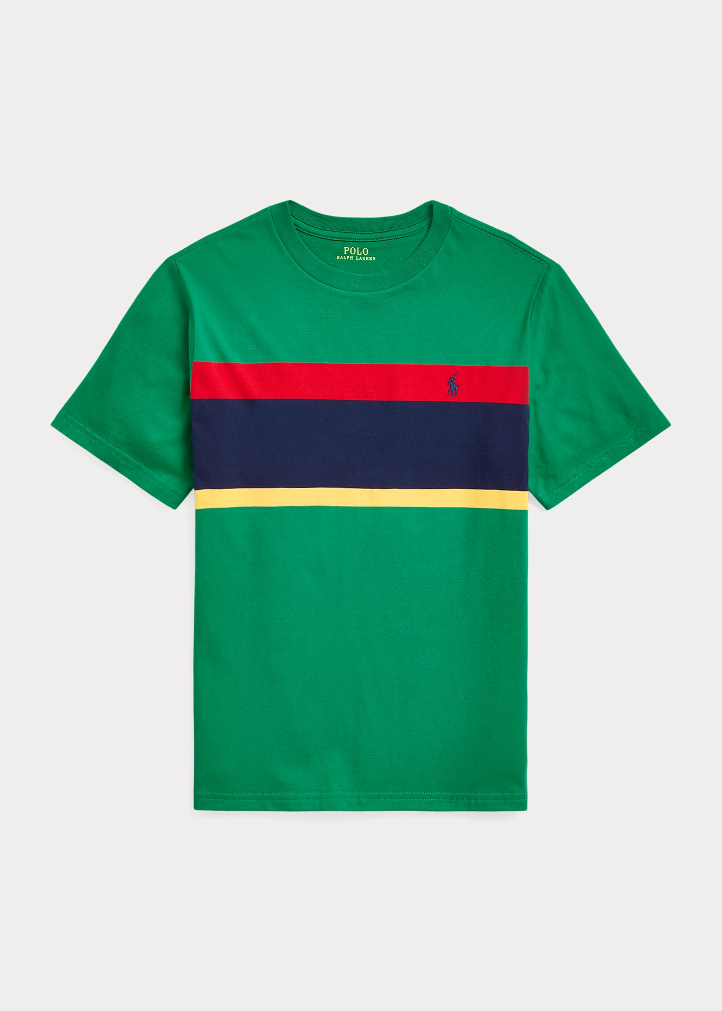 Striped Cotton Jersey Tee