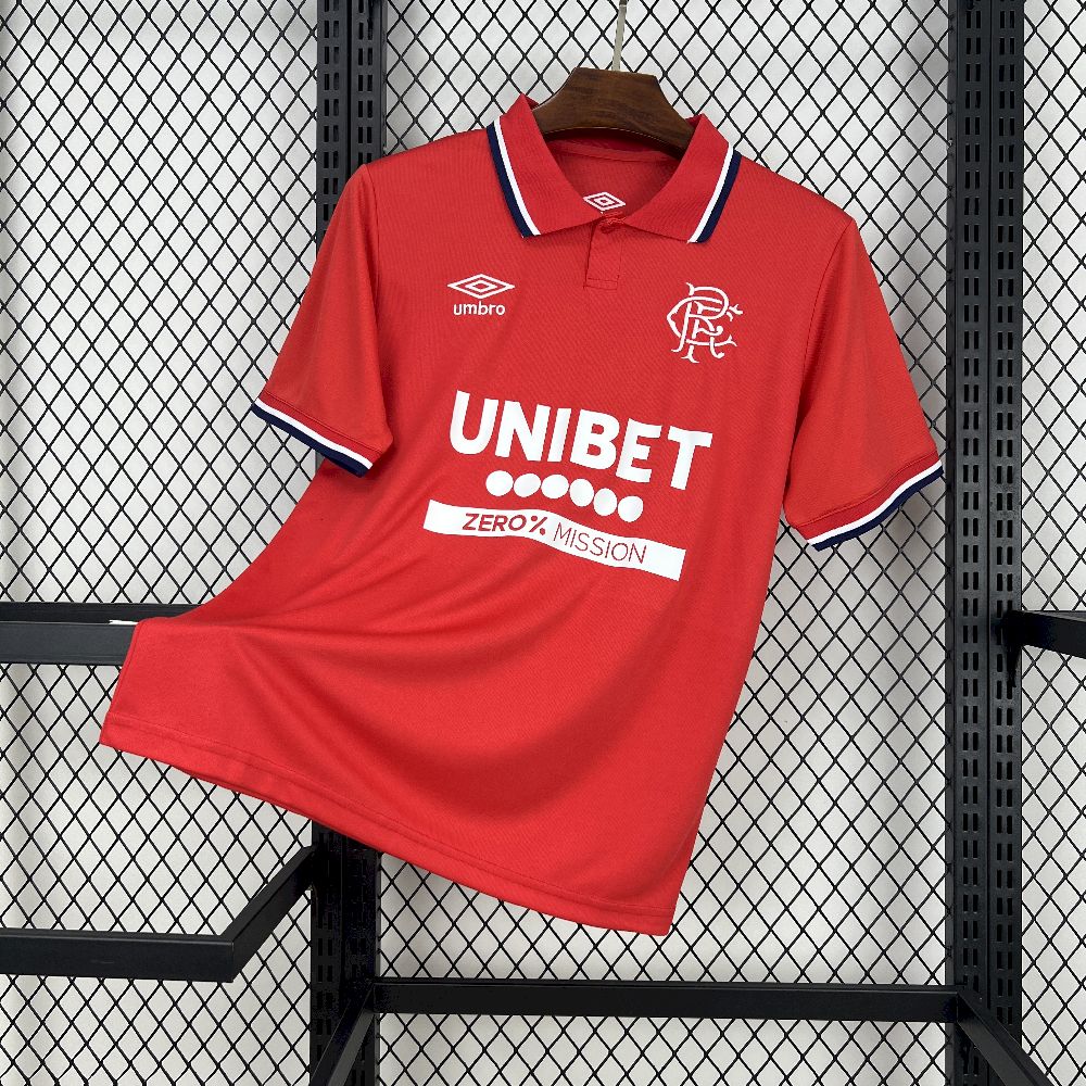 Rangers FC Soccer Jersey Away Custom Shirt 2025/26