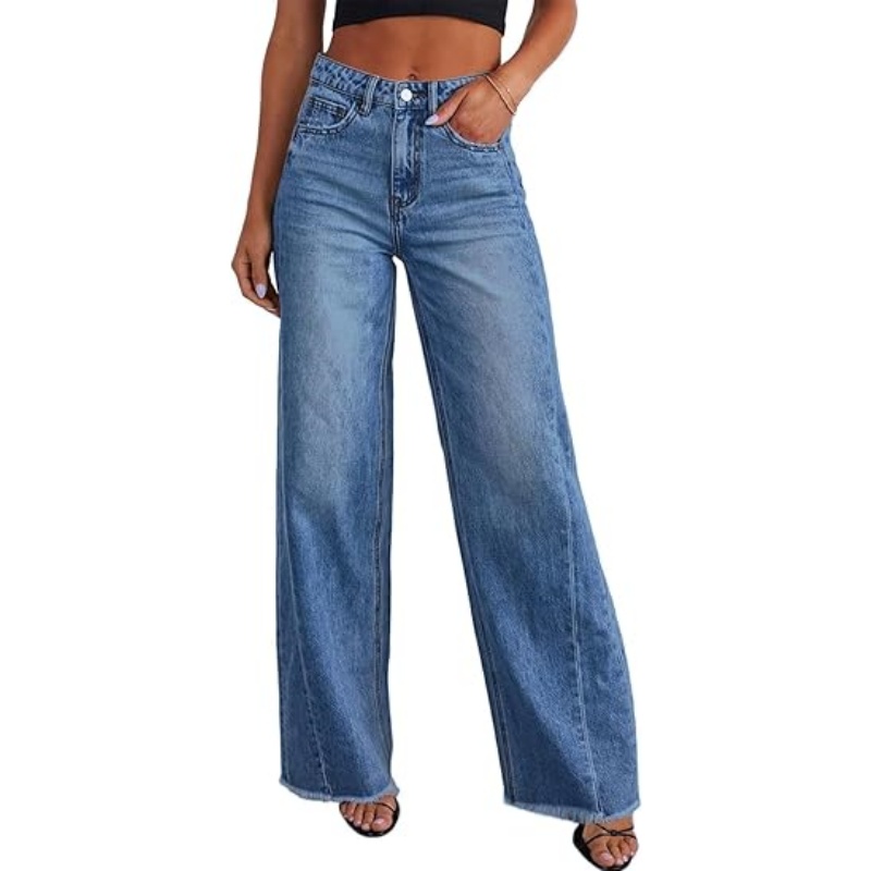 CHICDENLY Women's Wide Leg Jeans
