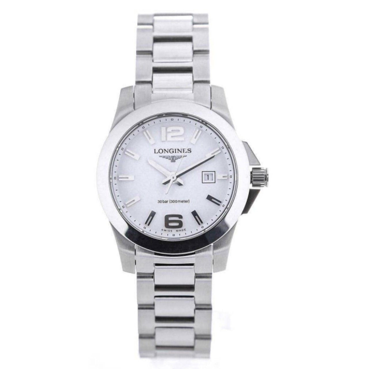 [2026 Mirror Grade]Longines Women's L32774166 Conquest Stainless Steel Watch