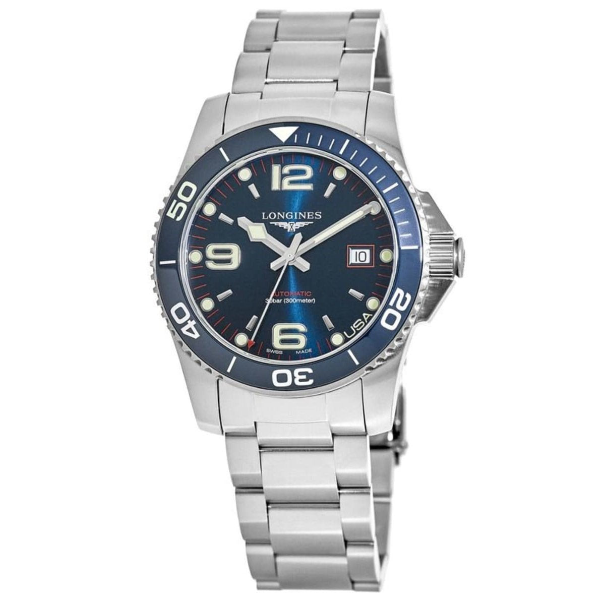 [2026 Mirror Grade]Longines Men's L3.742.4.98.6 HydroConquest Stainless Steel Watch
