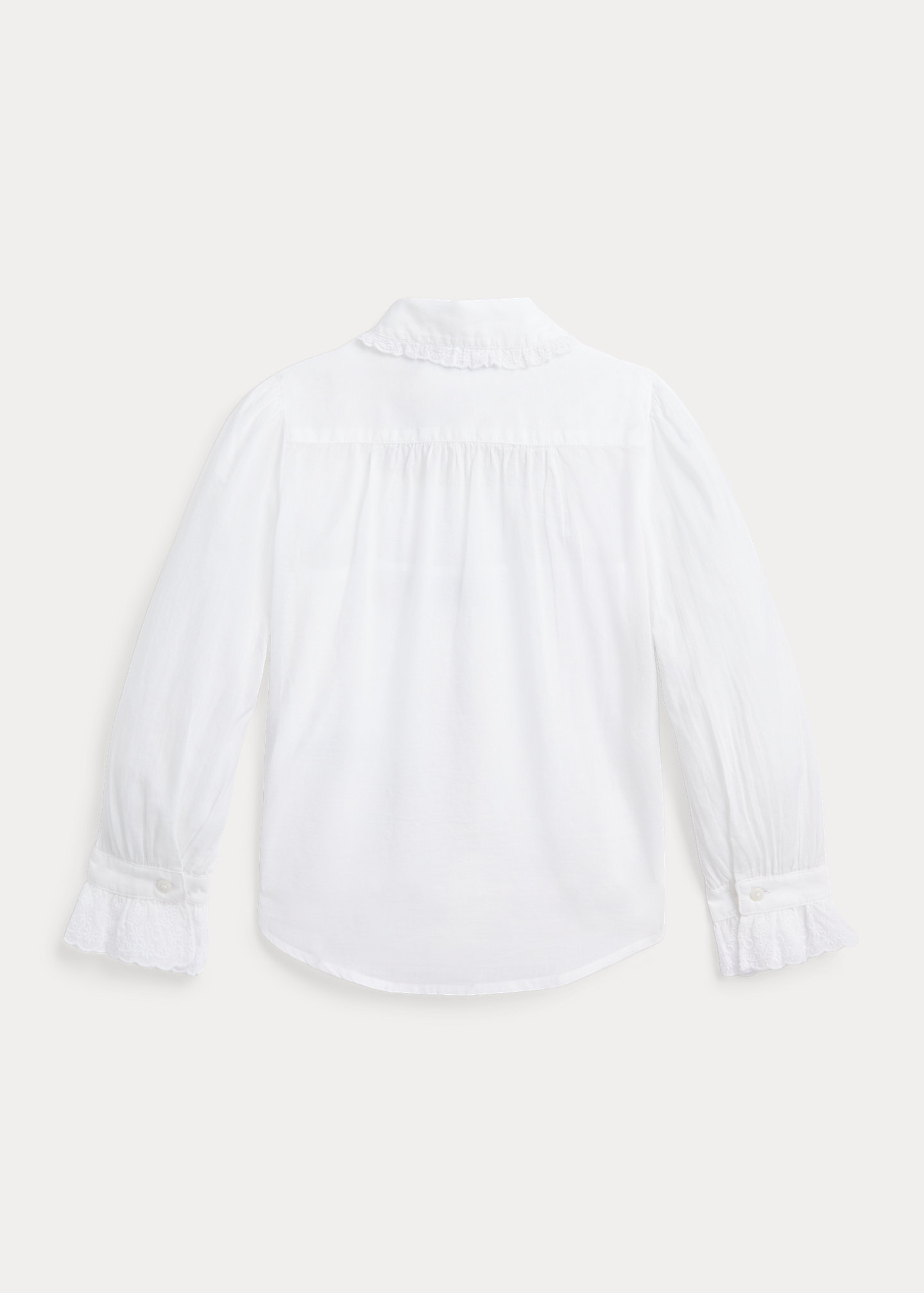 Ruffled Cotton Voile Top