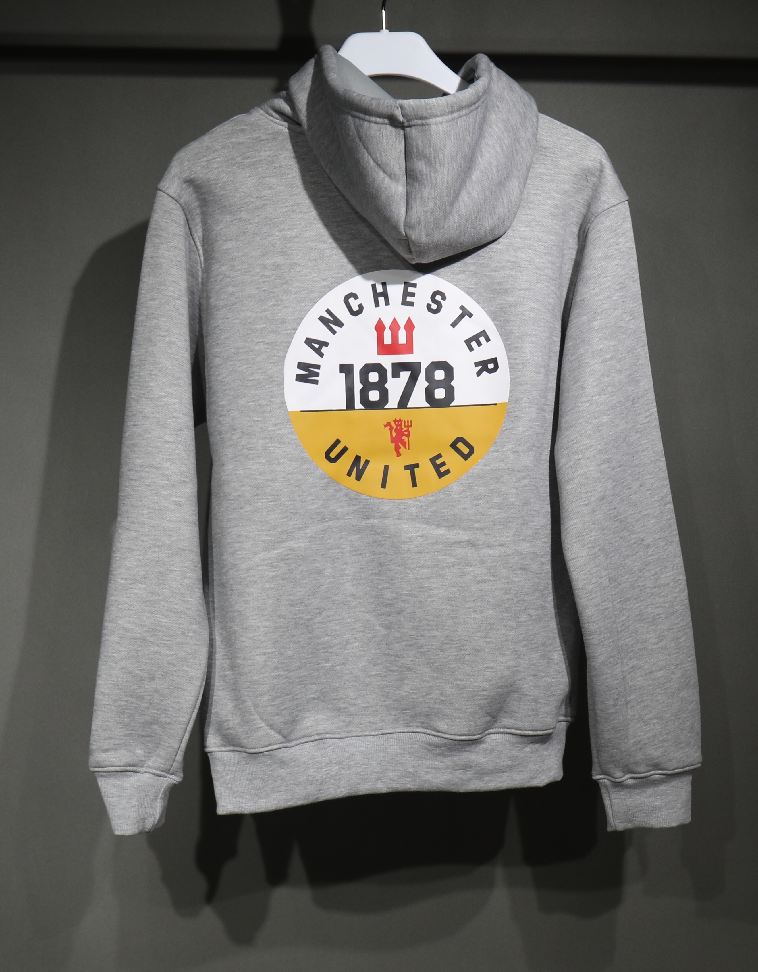 Manchester United Hoodie Training Kit (Sweatshirt+Pants) Grey 2025/26