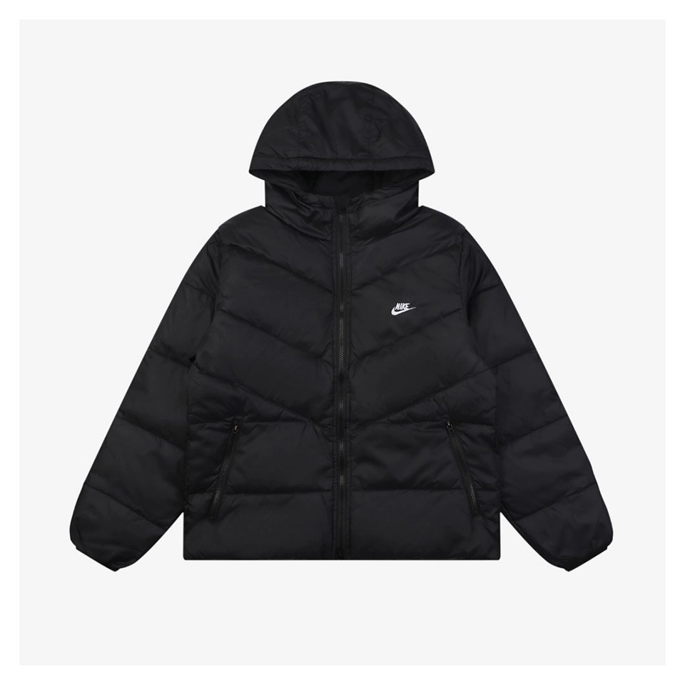 Nike Windrunner Diagonal Quilted Hooded Down Jacket