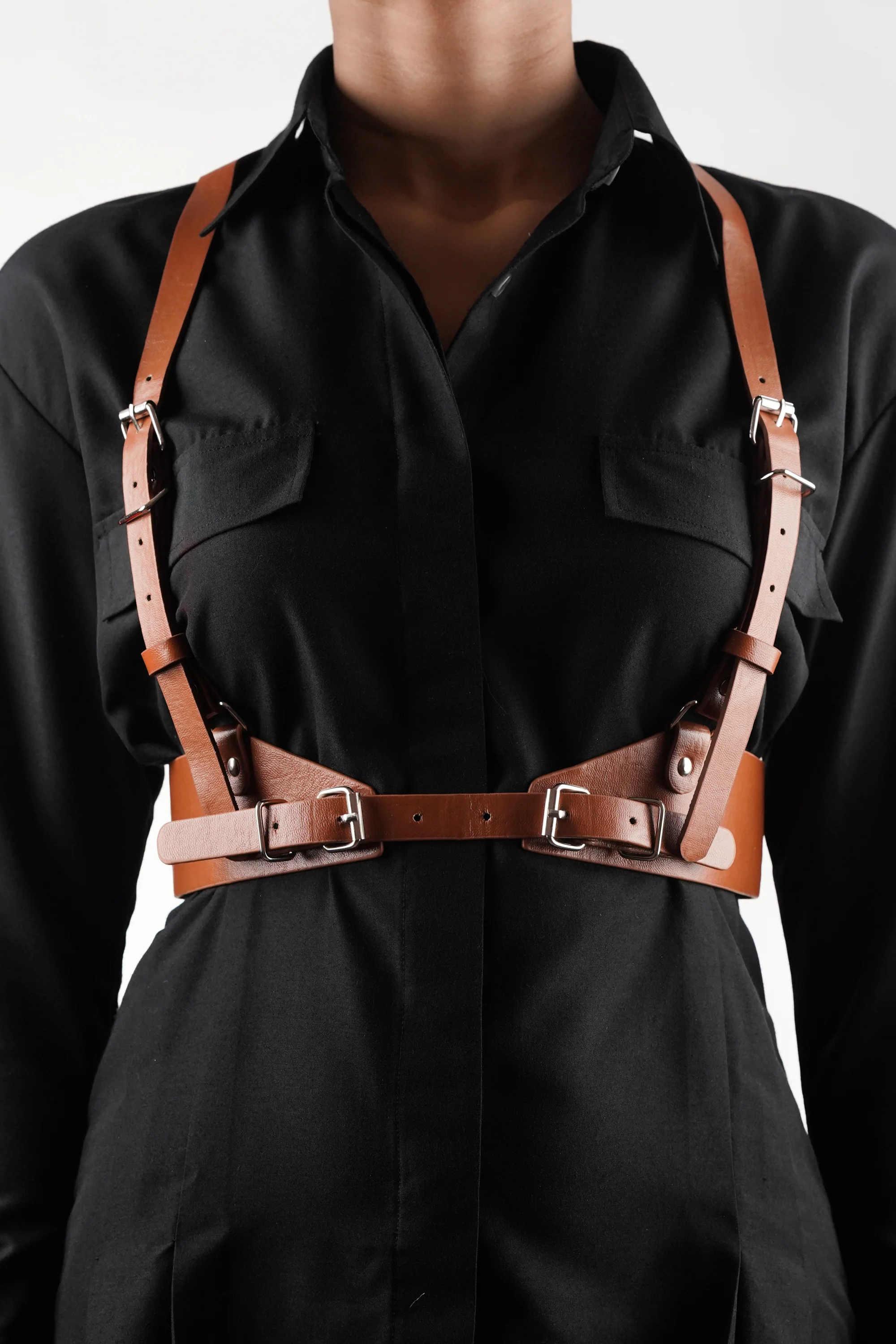 Harness Double Buckle Belt
