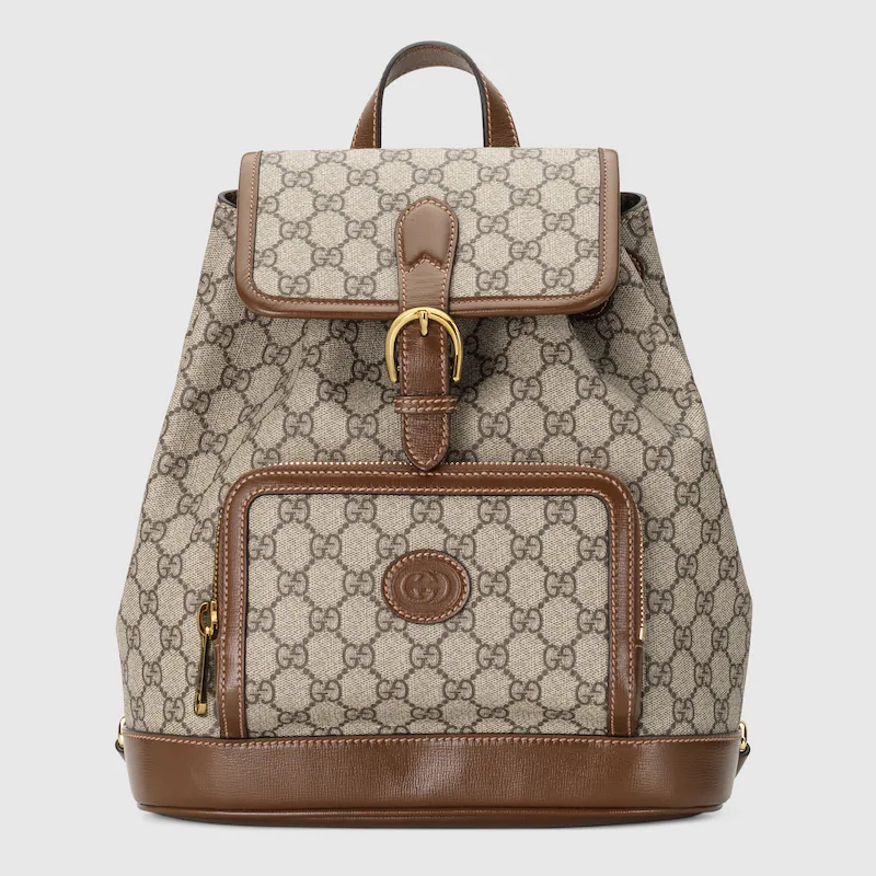 BACKPACK WITH INTERLOCKING G