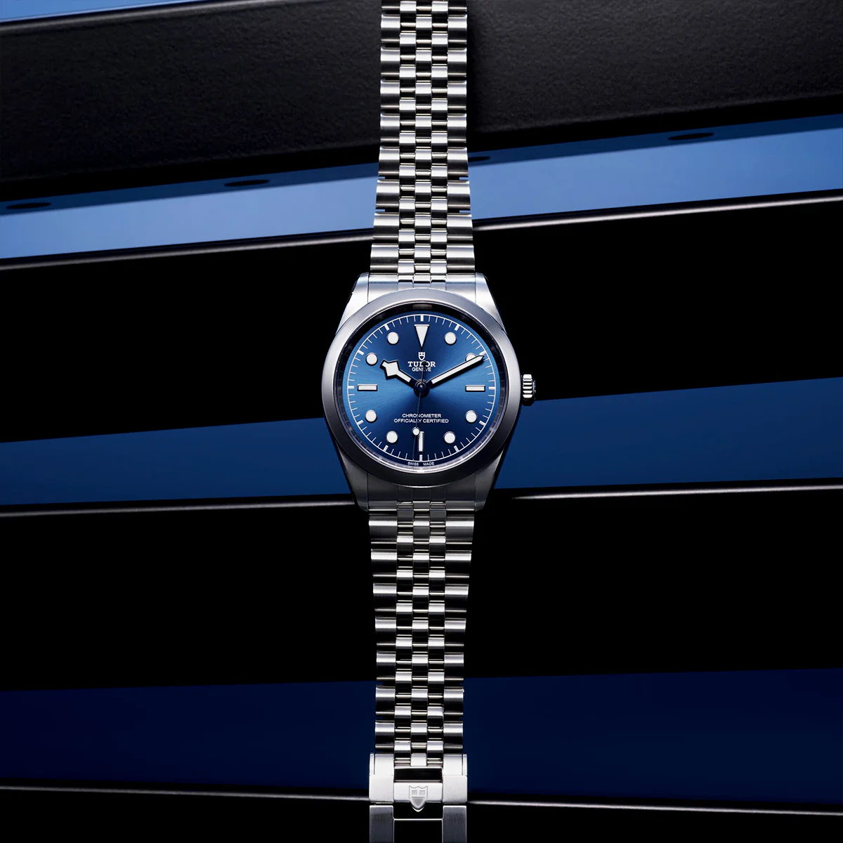 [2026 Mirror Grade]Black Bay 39mm Blue Dial Men's Automatic Bracelet Watch