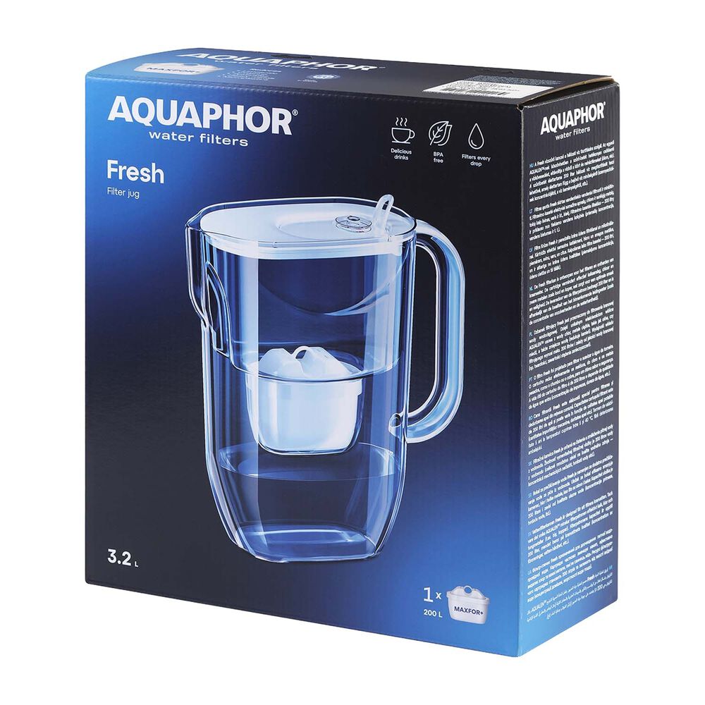 AQUAPHOR Dzbanek filtrujący Aquaphor Fresh, 3,2 l, z wkładem Maxfor+, biały