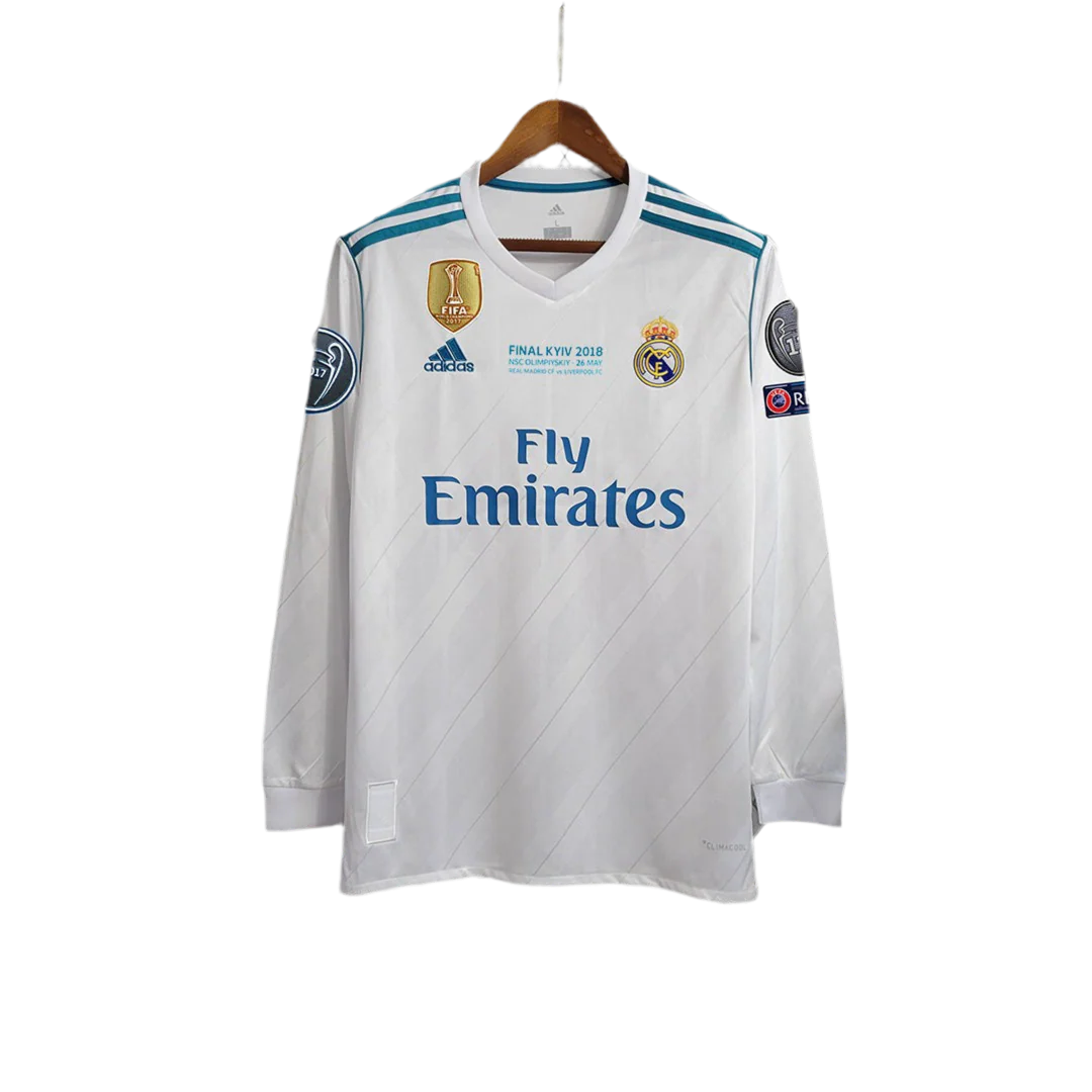 Real Madrid 2017/18 Home Long Sleeve