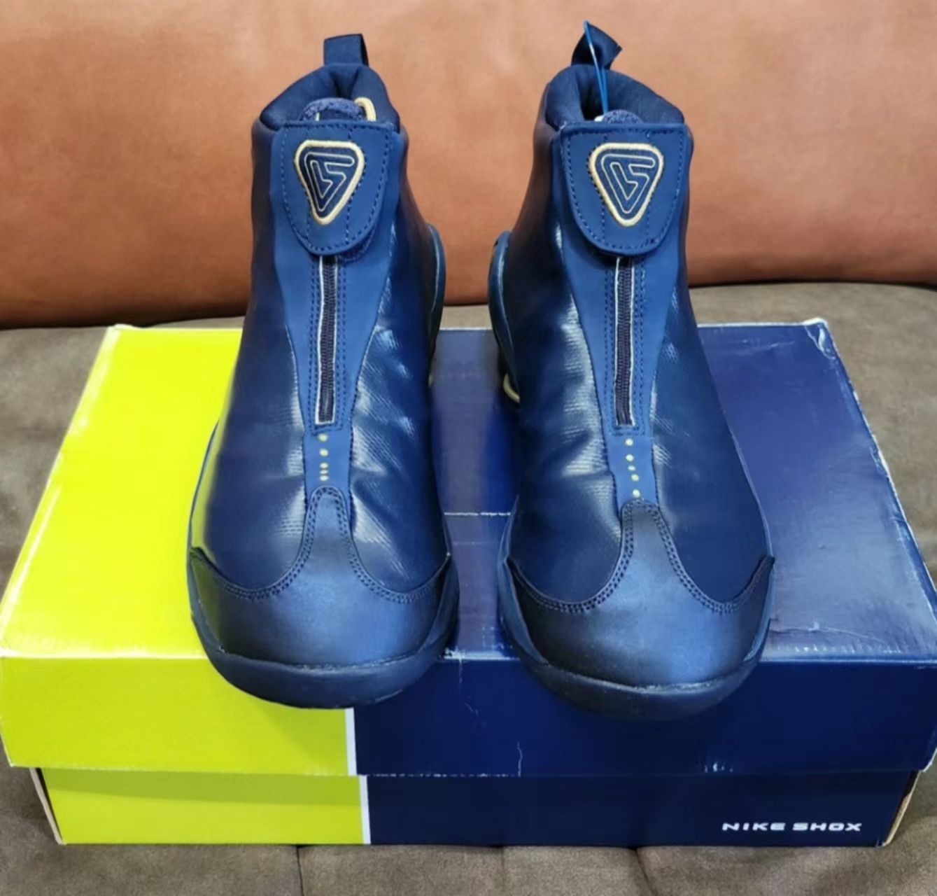 Nike Shox VC 4 Navy Gold
