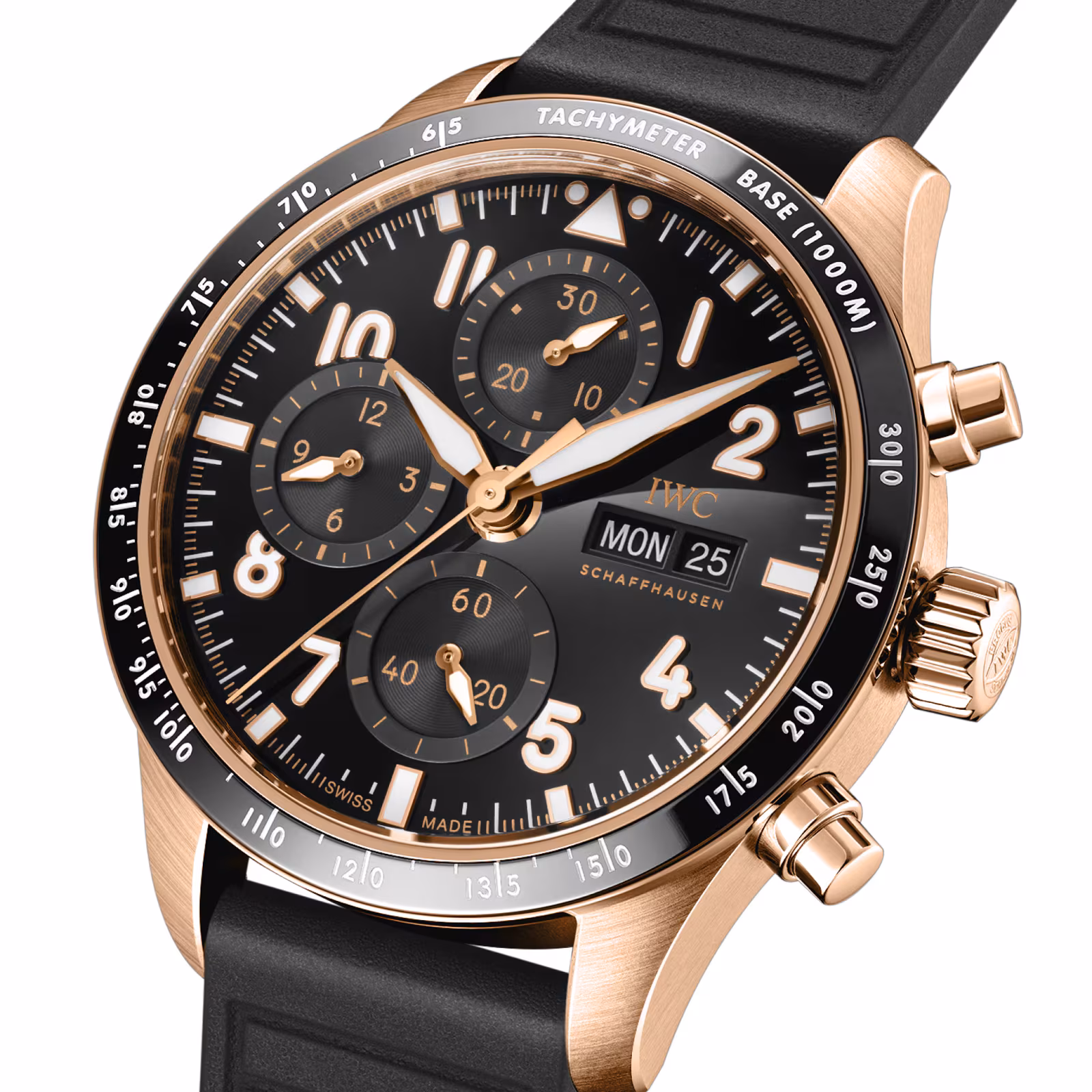 [2026 Mirror Grade]IWC Pilot's Performance Chronograph 41mm Mens Watch Black Rubber IW388309