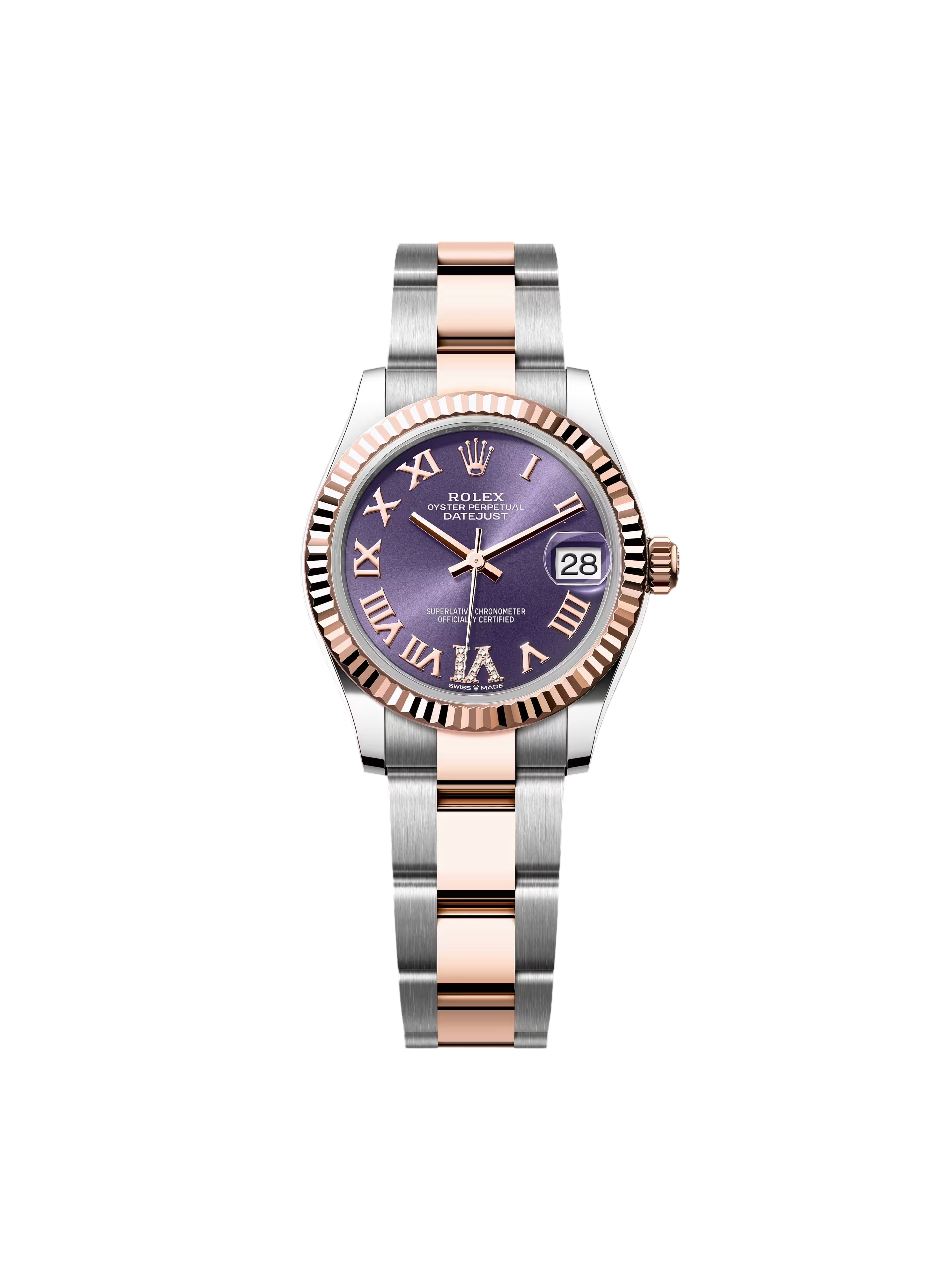[2026 Mirror Grade]RLX Datejust m278271-0019/0020 Aubergine 31mm Dial Oyster Bracelet Watch