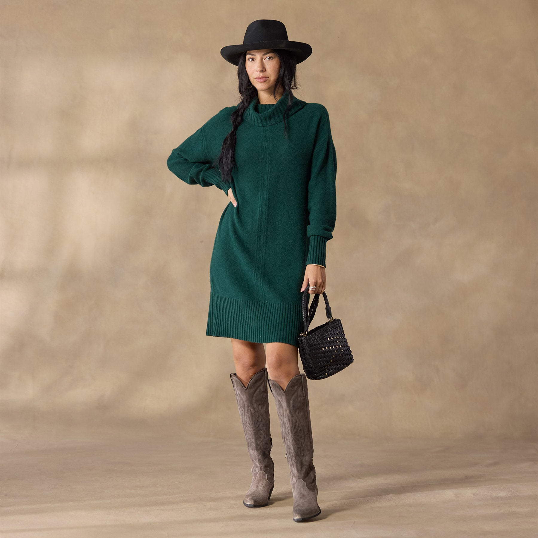 Sonja Cashmere Dress, Petite