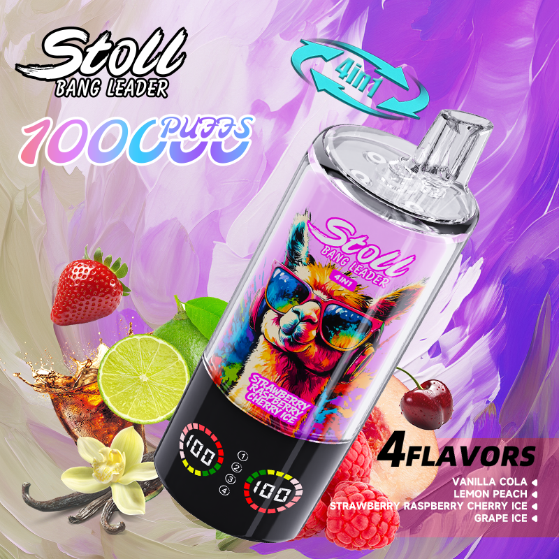 [Minimum order of two]Bang Leader 100K Puffs 4-in-1 Prefilled Vape | 4 Flavors in 1 Device,  Rechargeable, 3%/5%