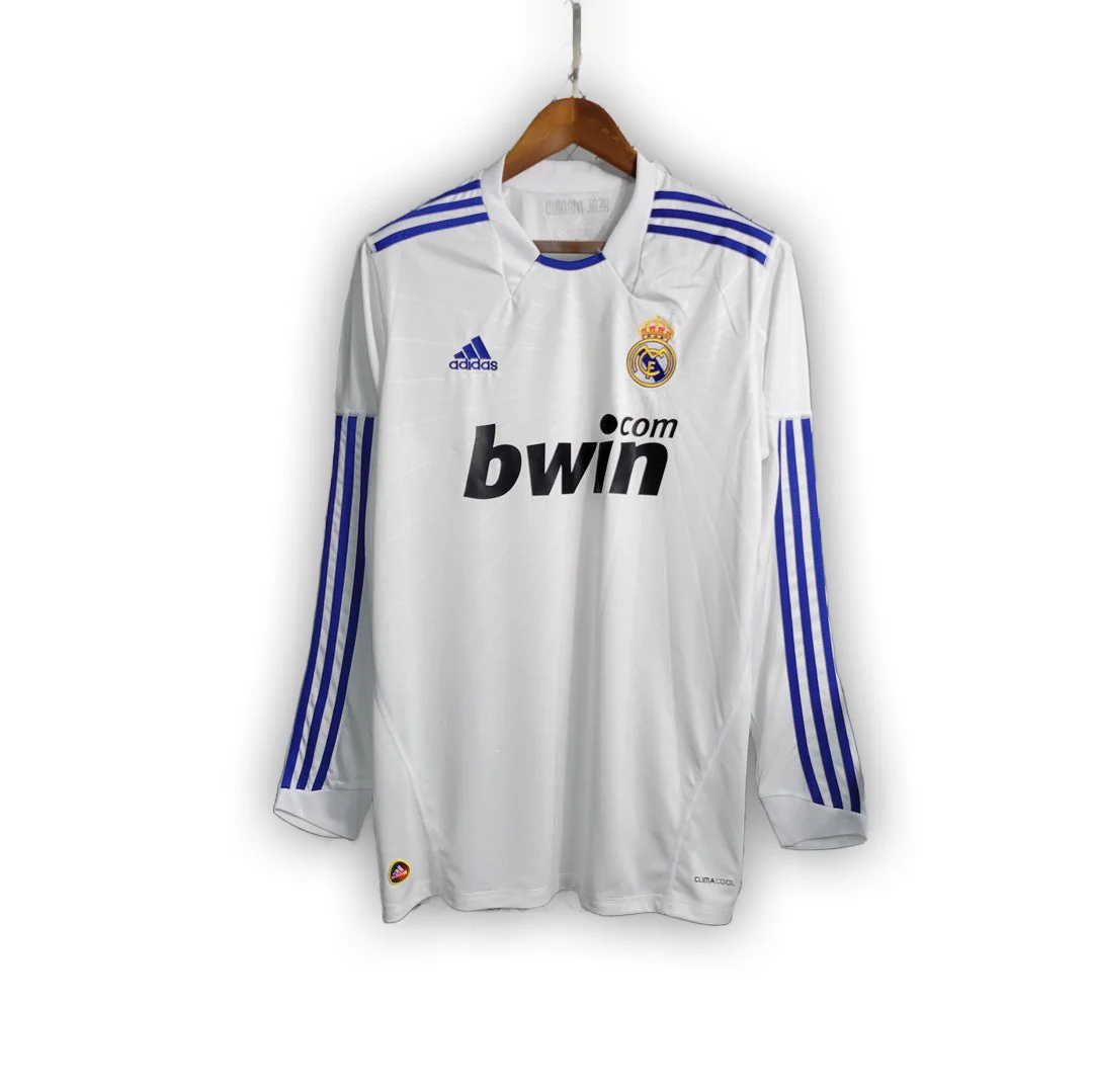 Real Madrid 2010/11 Home Long Sleeve