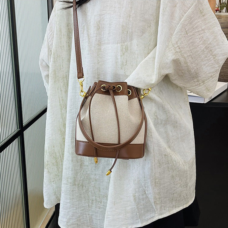 Chloe Canvas Bucket Bag