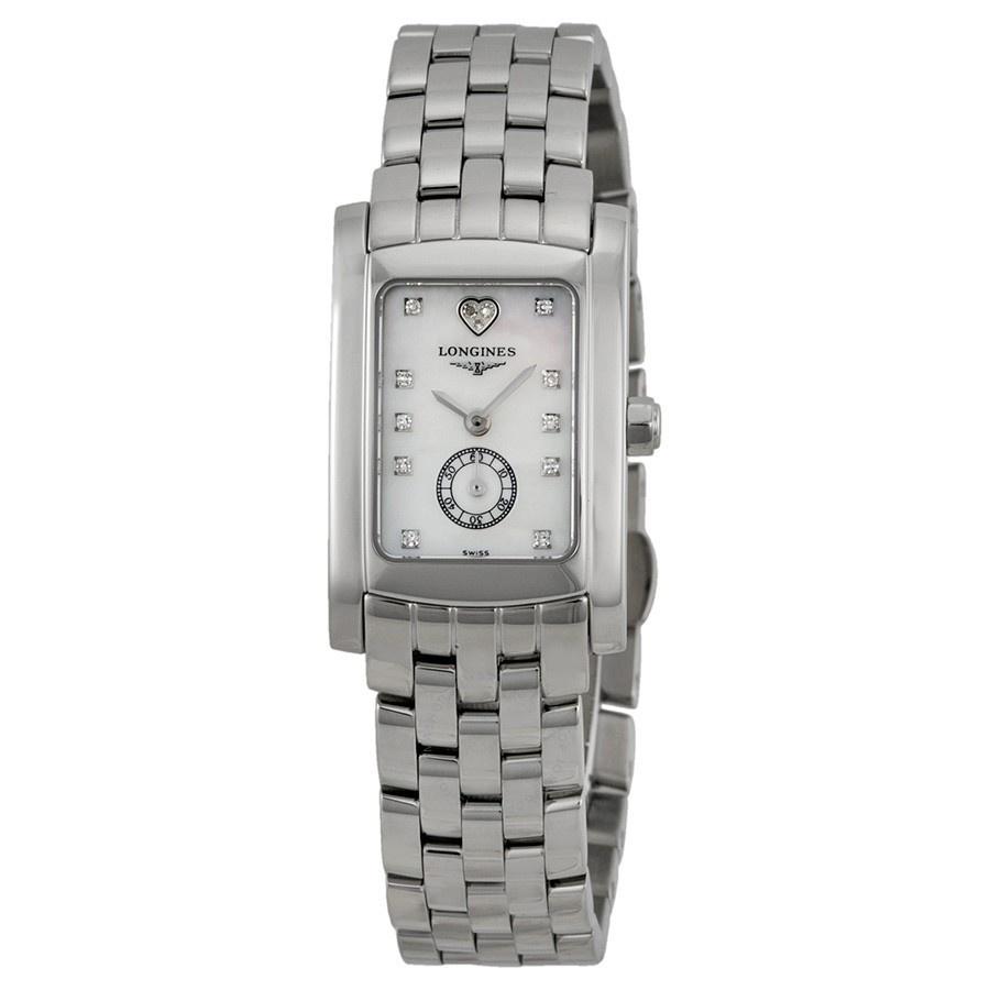 [2026 Mirror Grade]Longines Women's L51554946 Dolce Vita Diamond Stainless Steel Watch
