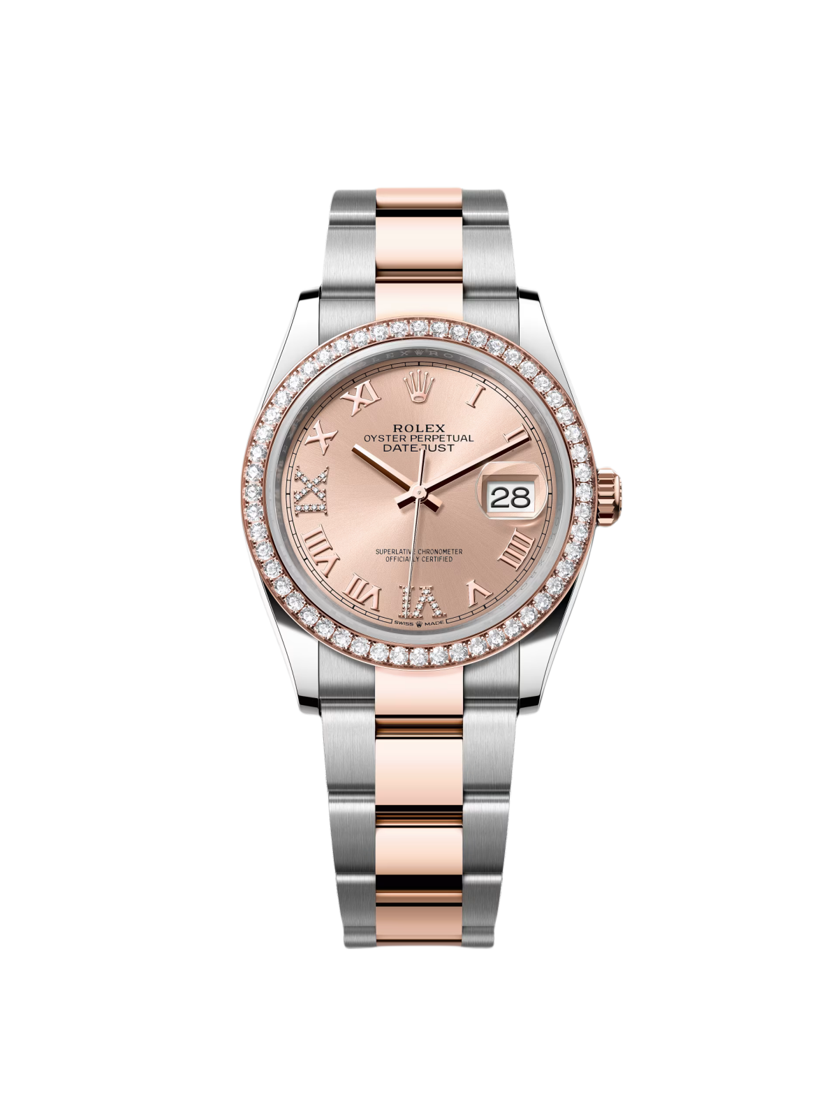 [2026 Mirror Grade]RLX  Datejust 36mm 126281 Rose Dial Oyster 36mm Bracelet
