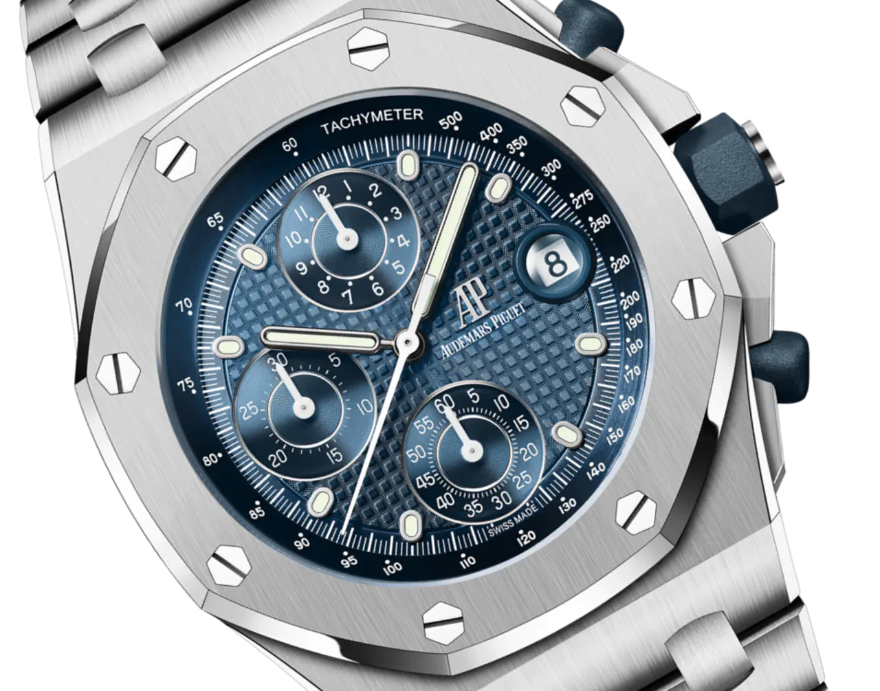 [2026 Mirror Grade]Audemars Piguet OFFSHORE Blue Dial CHRONOGRAPH 42mm 26238ST.OO.2000ST.01