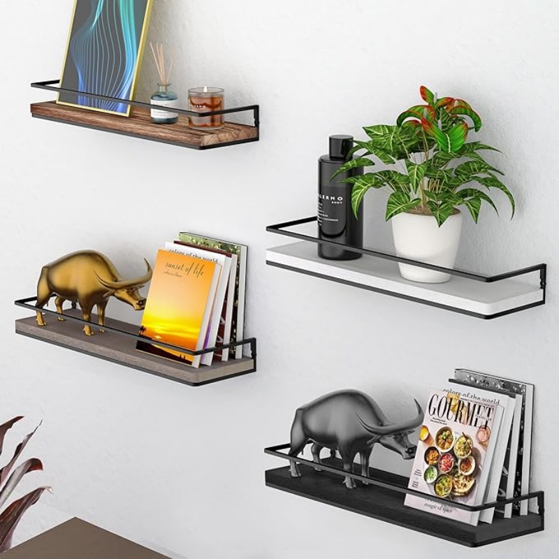 Floating Shelves Wall Mounted Set of 2