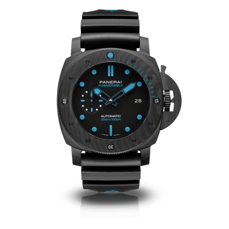 [2026 Mirror Grade]Submersible Full Black Mix Blue Carbotech™ 47mm