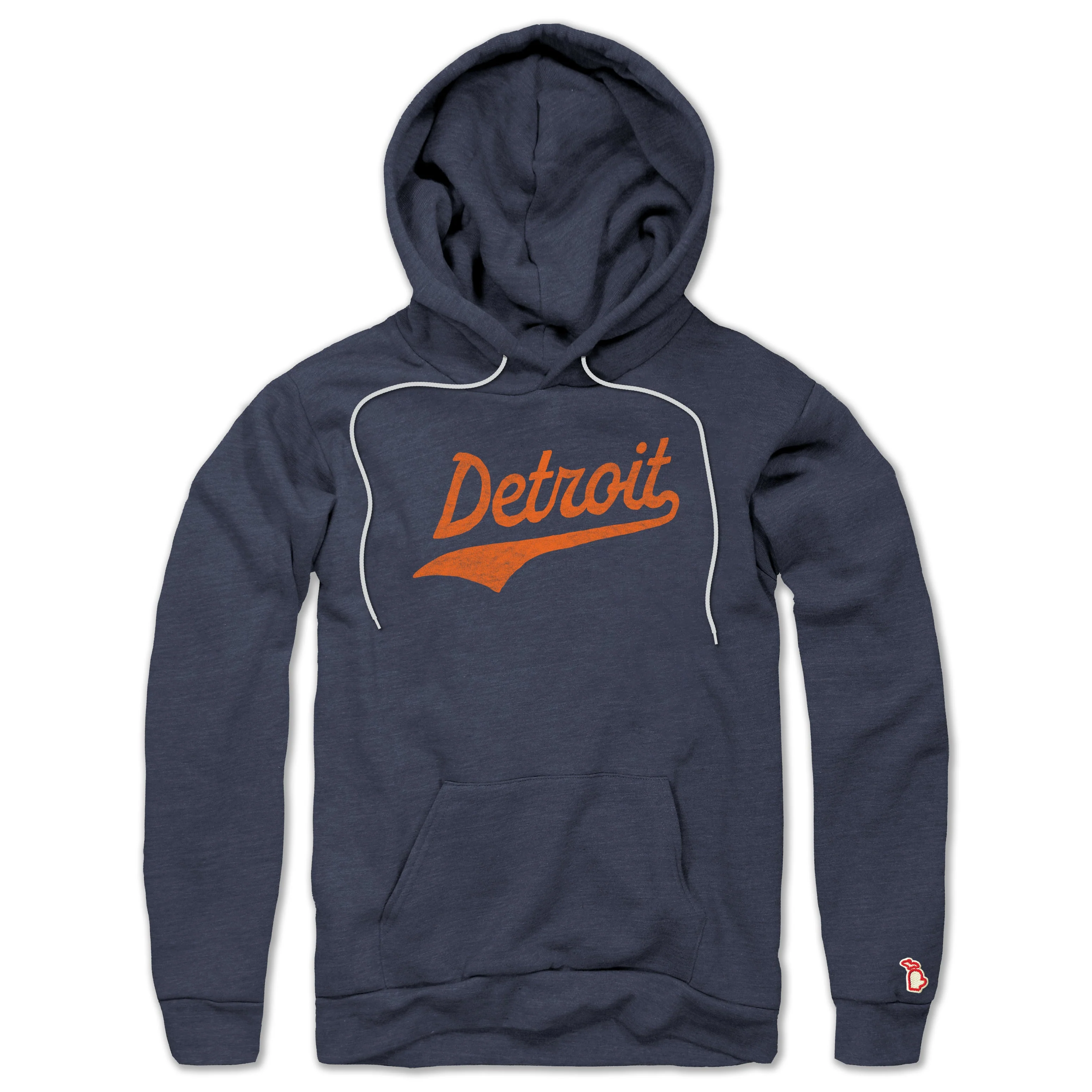 DETROIT SCRIPT - BASEBALL ALL SEASON HOODIE (UNISEX)