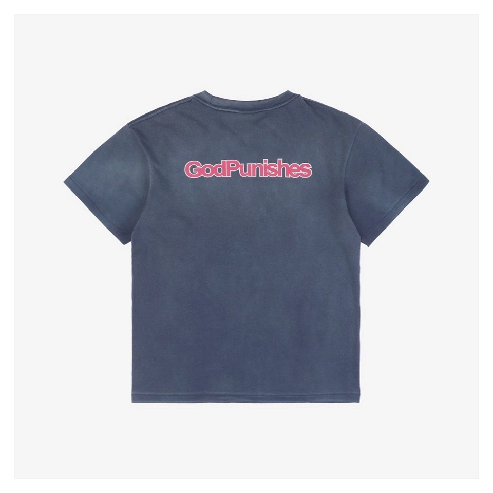 Saint Michael God’s Punishment Distressed & Destroyed Graphic T-Shirt