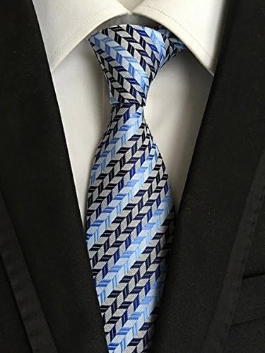 JERMYN Lot 6 PCS Classic Men's Silk Tie Necktie Woven JACQUARD Neck Ties