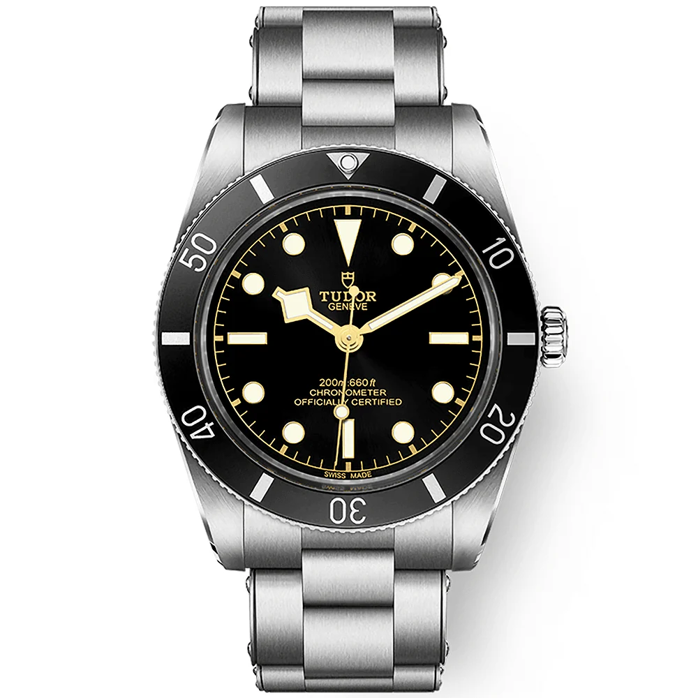 [2026 Mirror Grade]TUDOR Black Bay 54 37mm Black Dial & Bezel Automatic Bracelet Watch M79000N-0001