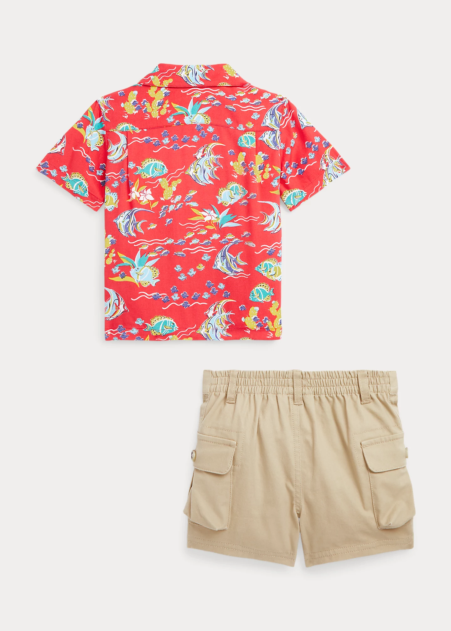 Tropical Camp Shirt & Cargo Short Set